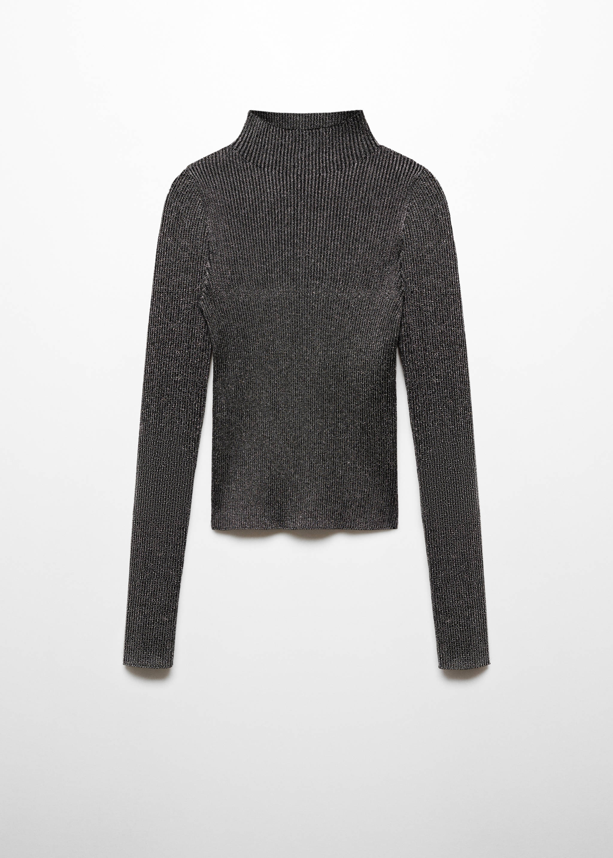 Lurex sweater with perkins neck - Article without model