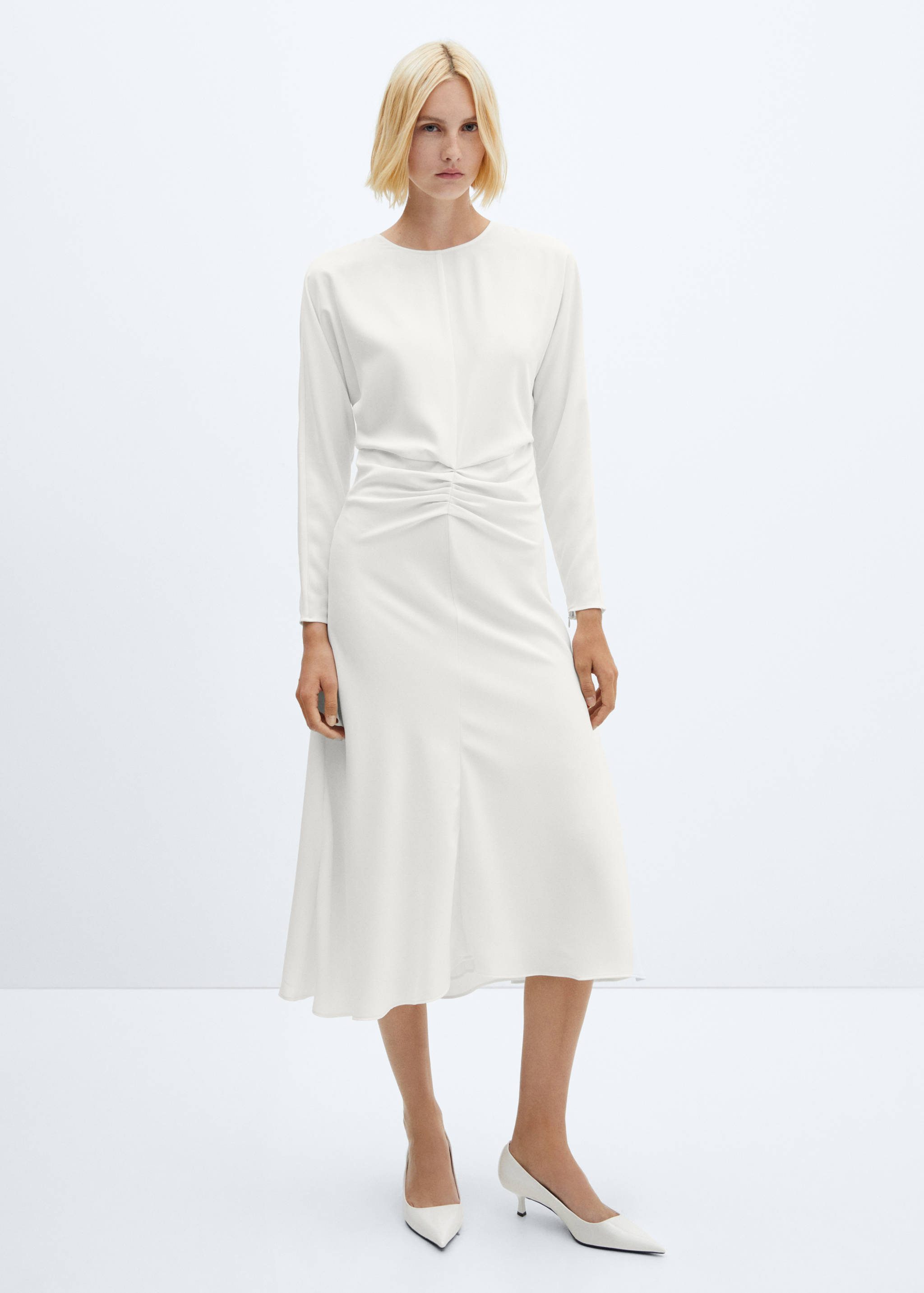 Ruched detail dress - General plane