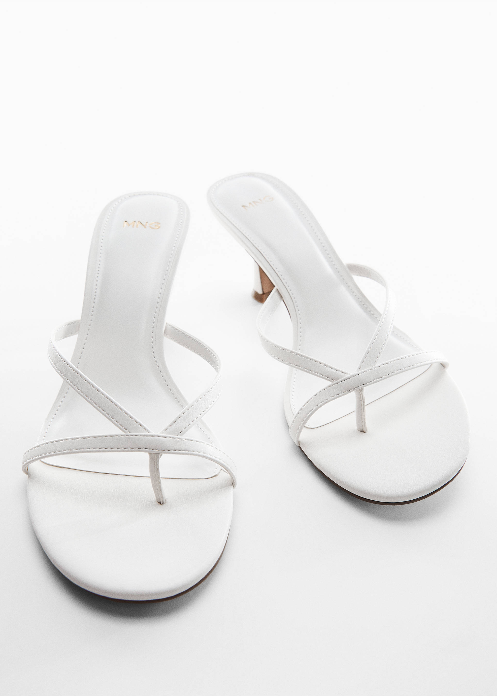 Heel strips sandals - Details of the article 5, White. Ref: 57020012-00.