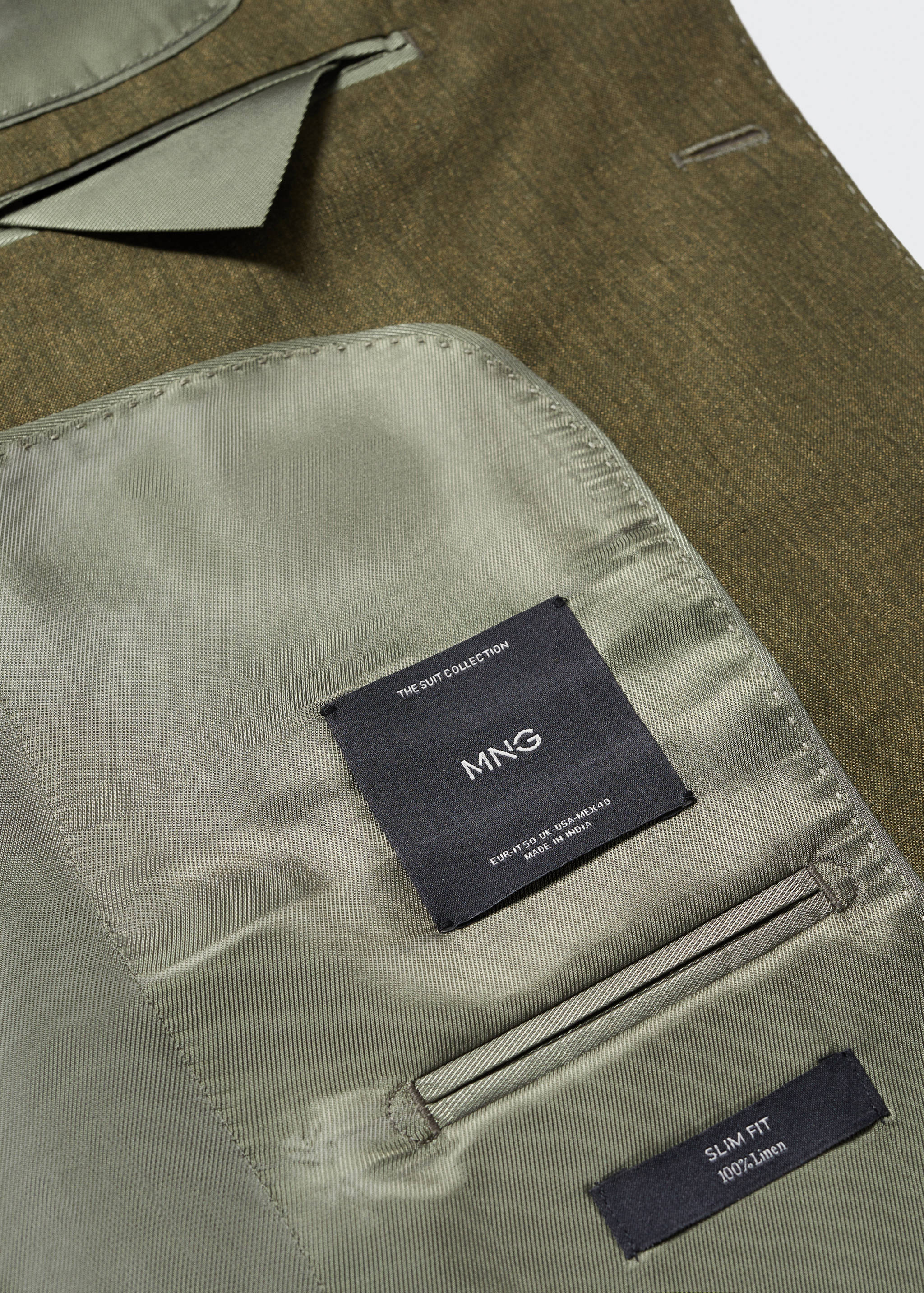 Veste costume 100 % lin - Détail de l'article 8