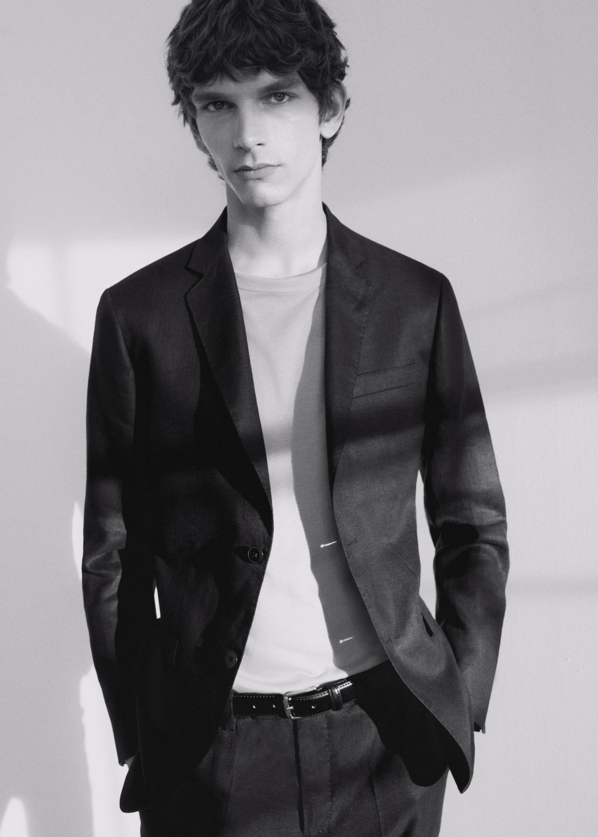 Veste costume 100 % lin - Détail de l'article 6