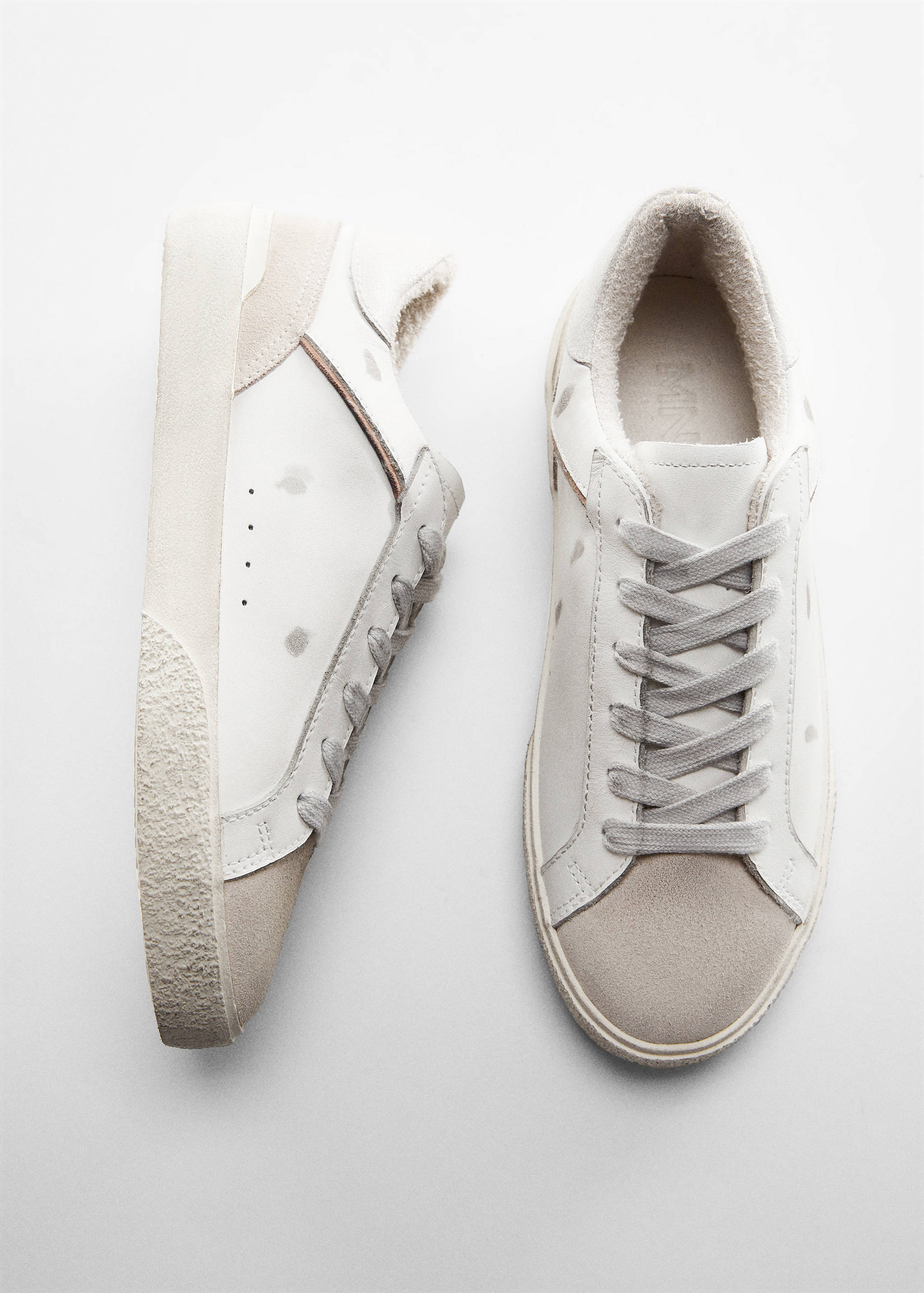 Leder-Sneakers mit Used-Effekt - Detail des Artikels 5