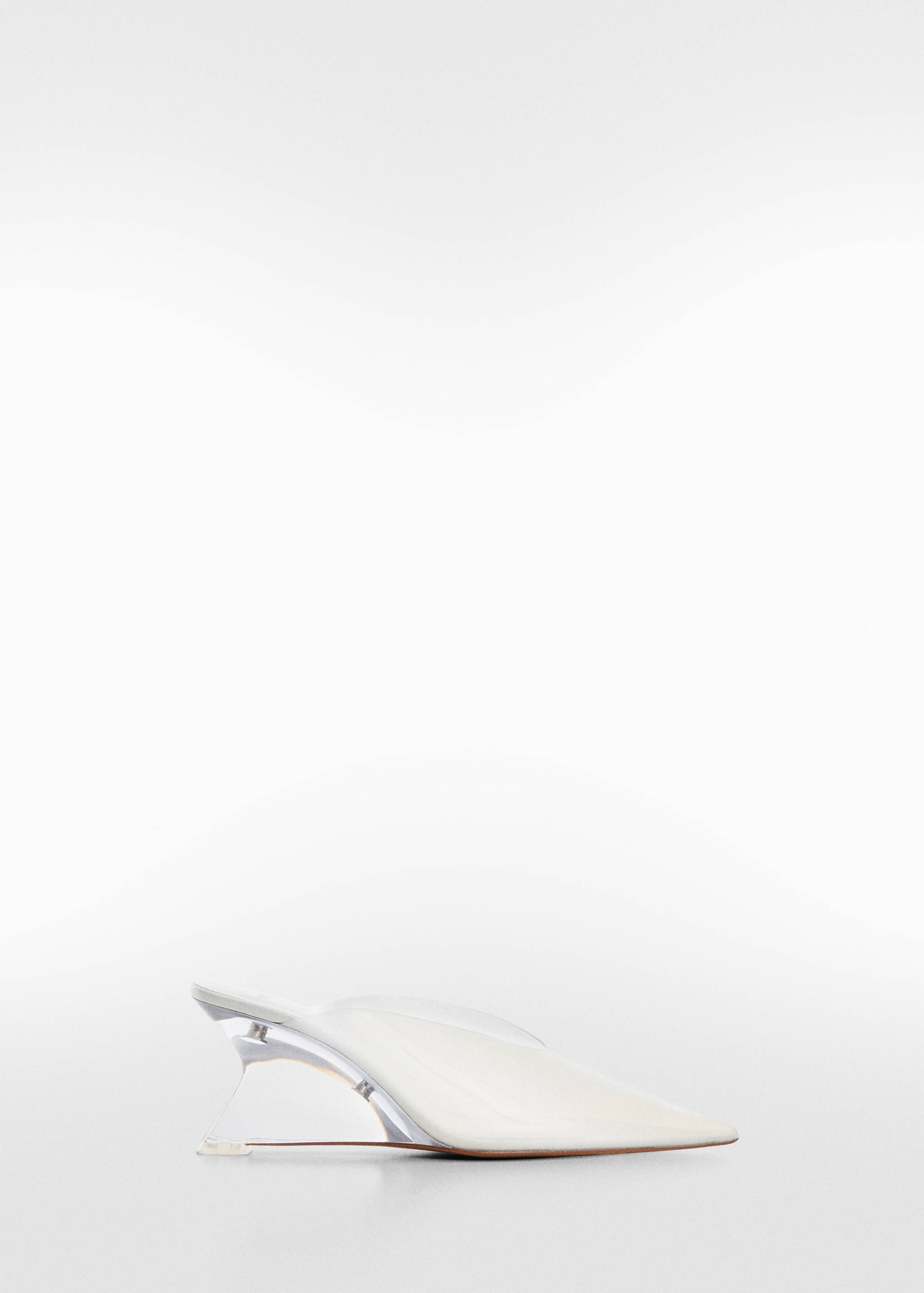 Transparent vinyl wedge shoes - Article without model