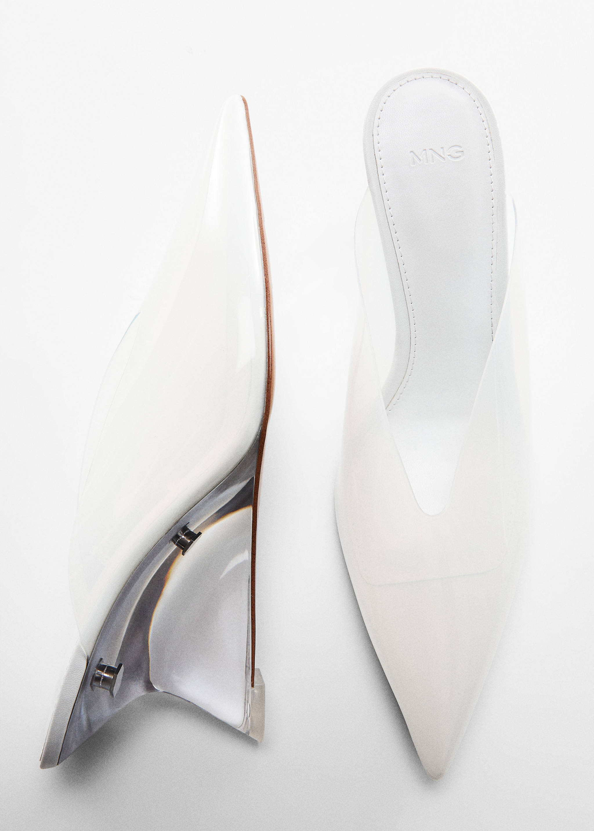 Transparent vinyl wedge shoes - Details of the article 5