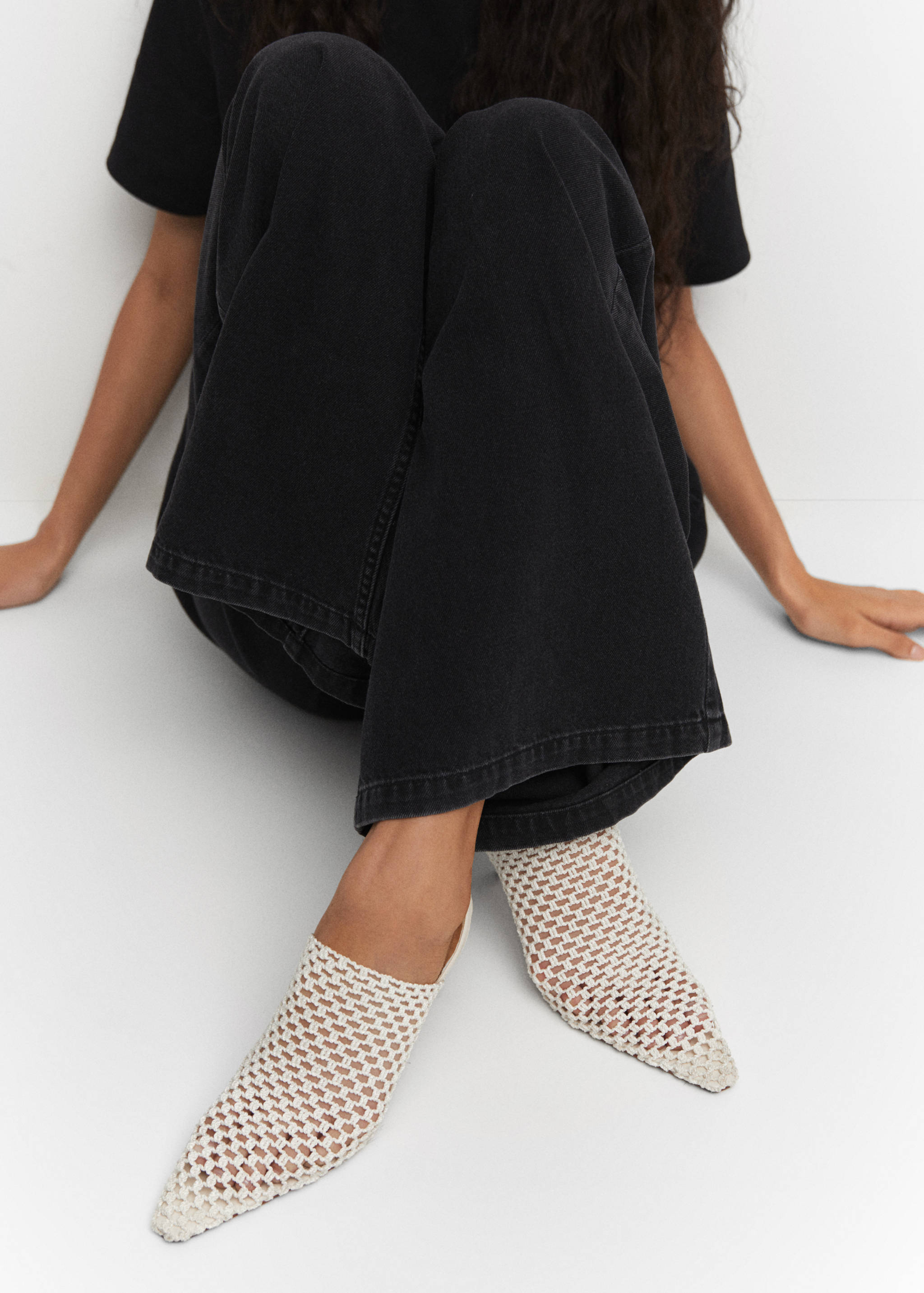 Net sling back shoes - Details of the article 9