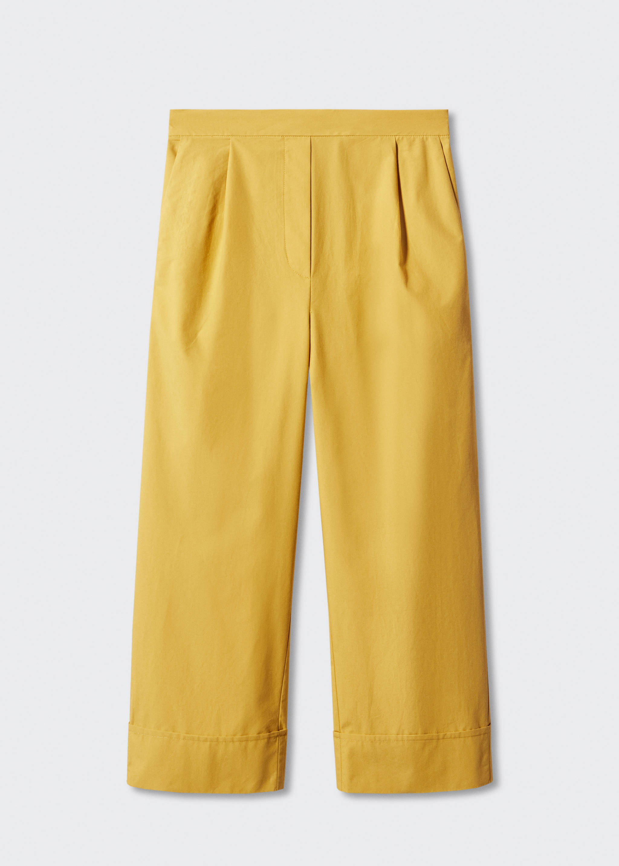 Pleated culottes pants - Article without model