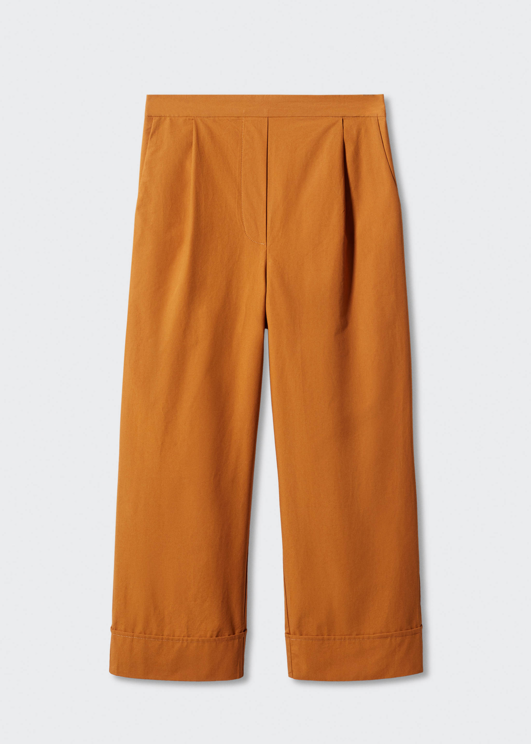 Pleated culottes pants - Article without model