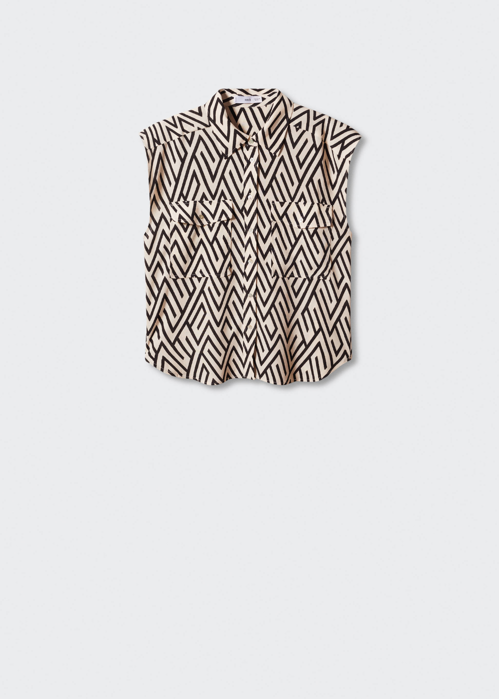 Oversize flowy shirt - Article without model