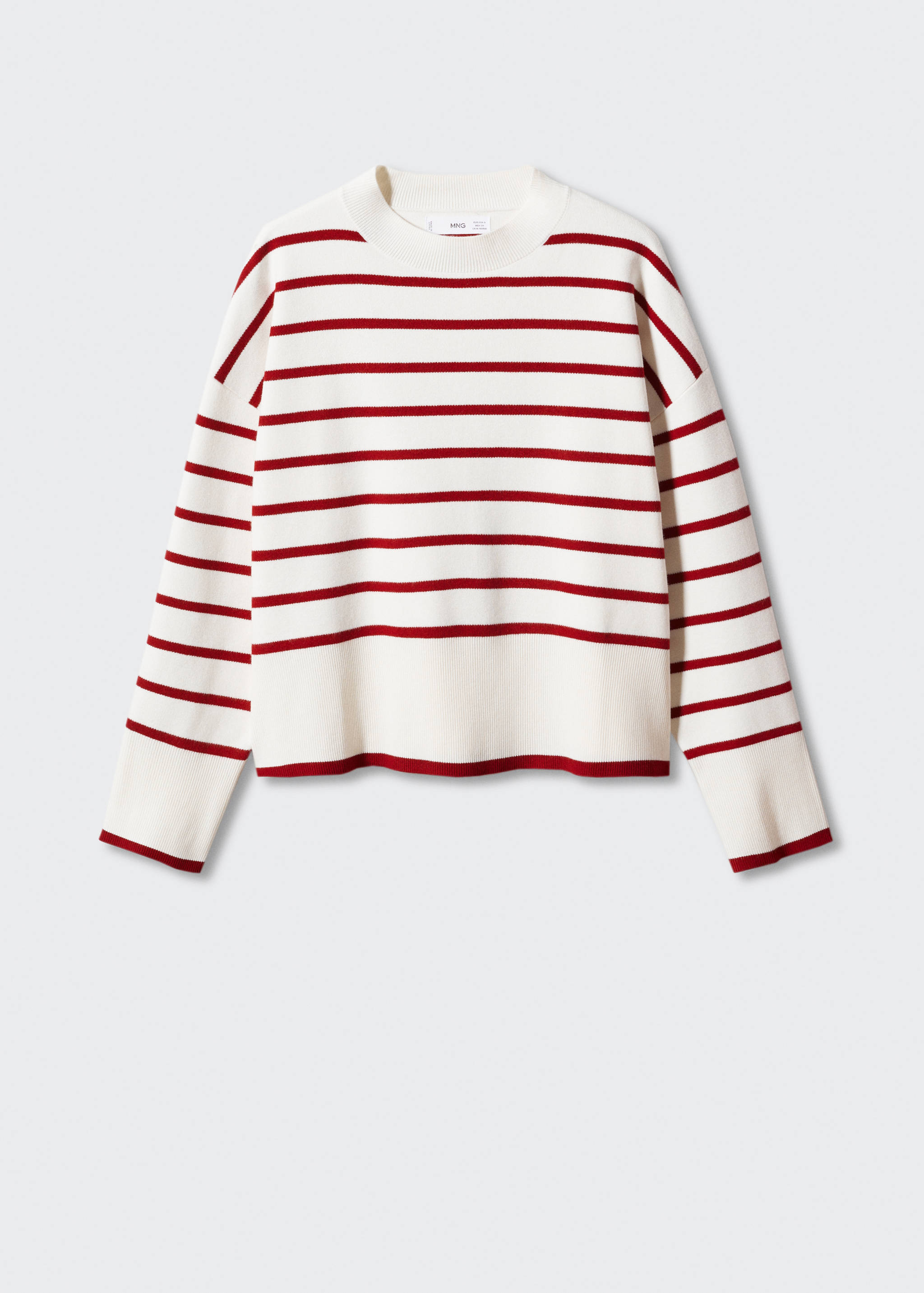 Oversized striped sweater - Article without model