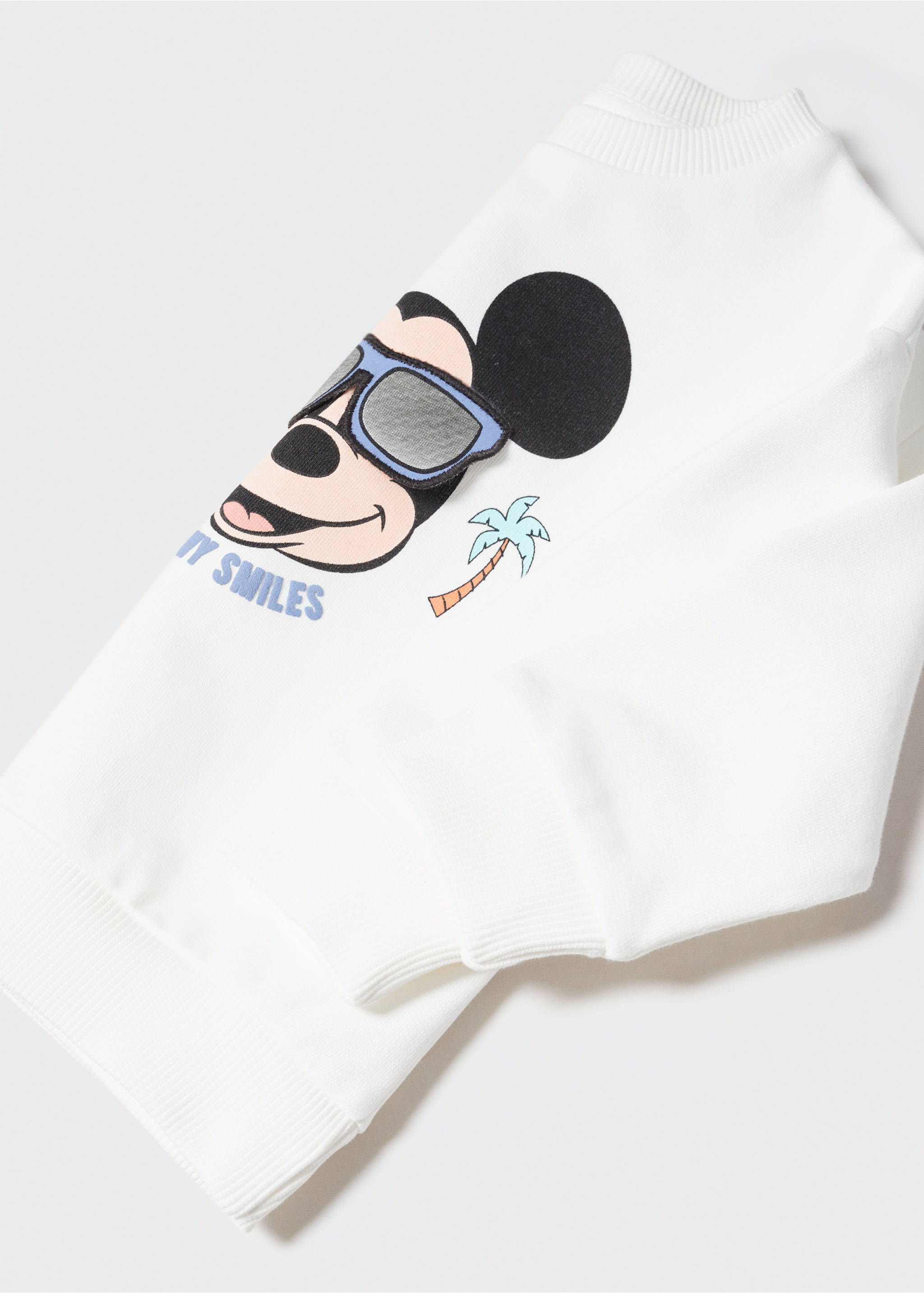 Mickey Mouse sweatshirt - Details of the article 8, Off White. Ref: 57020451-00.