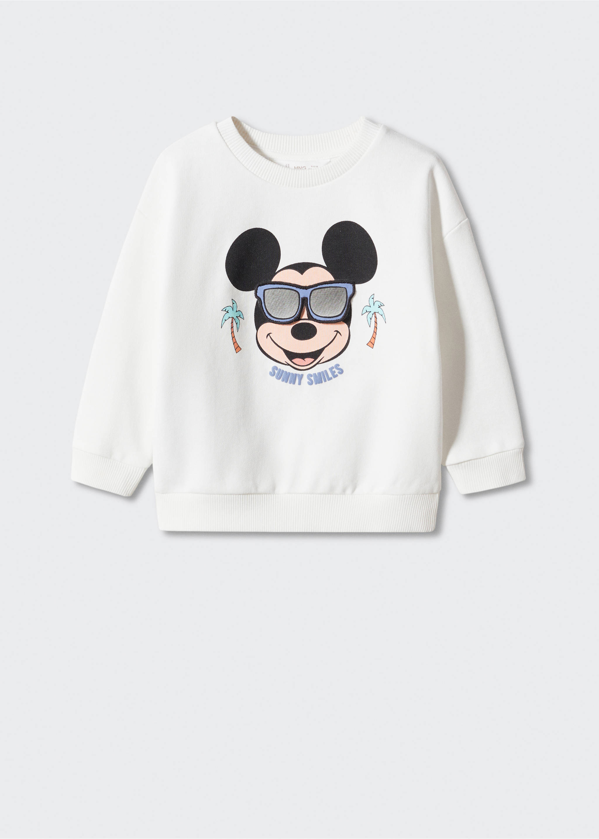Mickey Mouse sweatshirt - Article without model, Off White. Ref: 57020451-00.