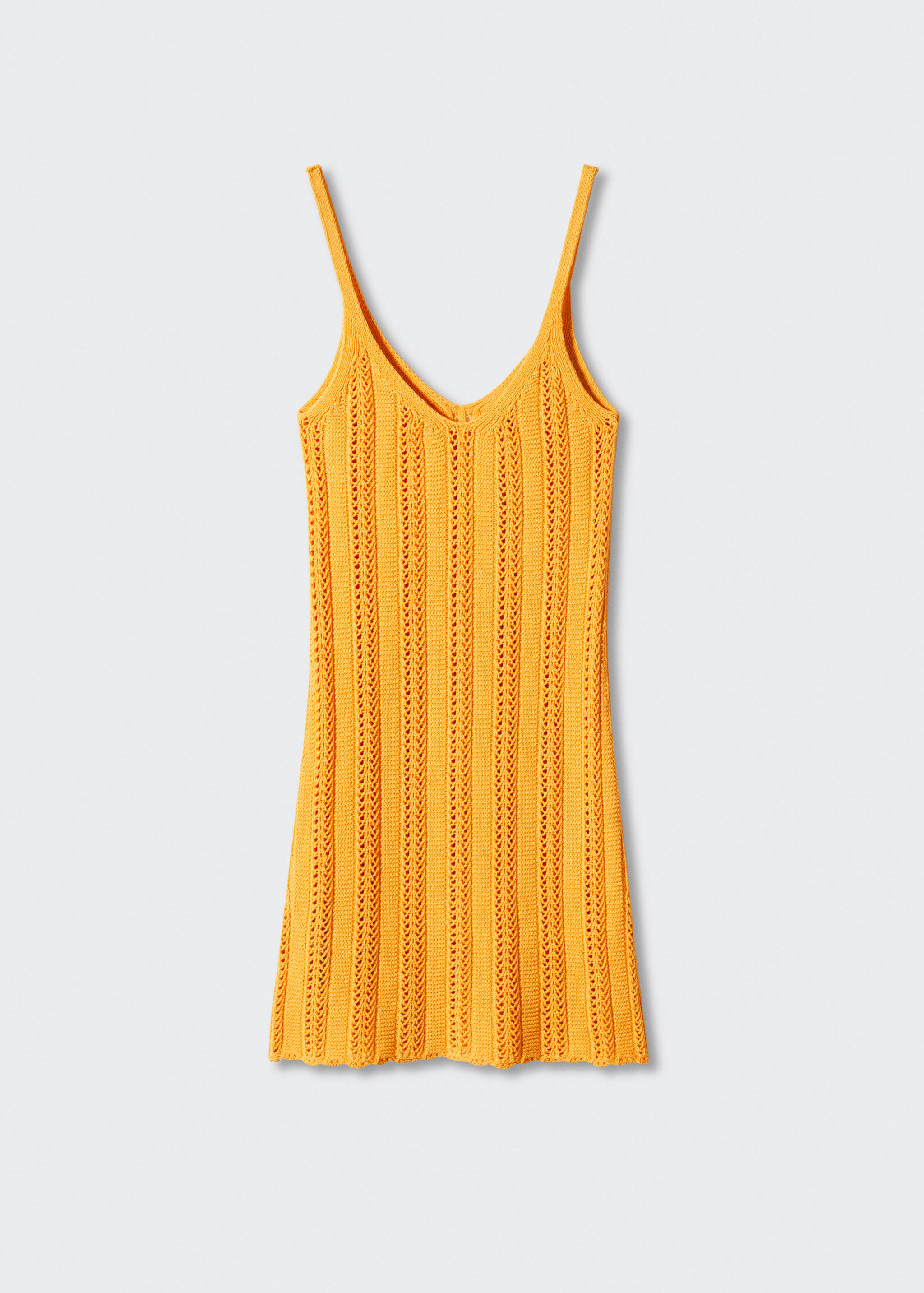 Vestido punto detalle calado - Article without model