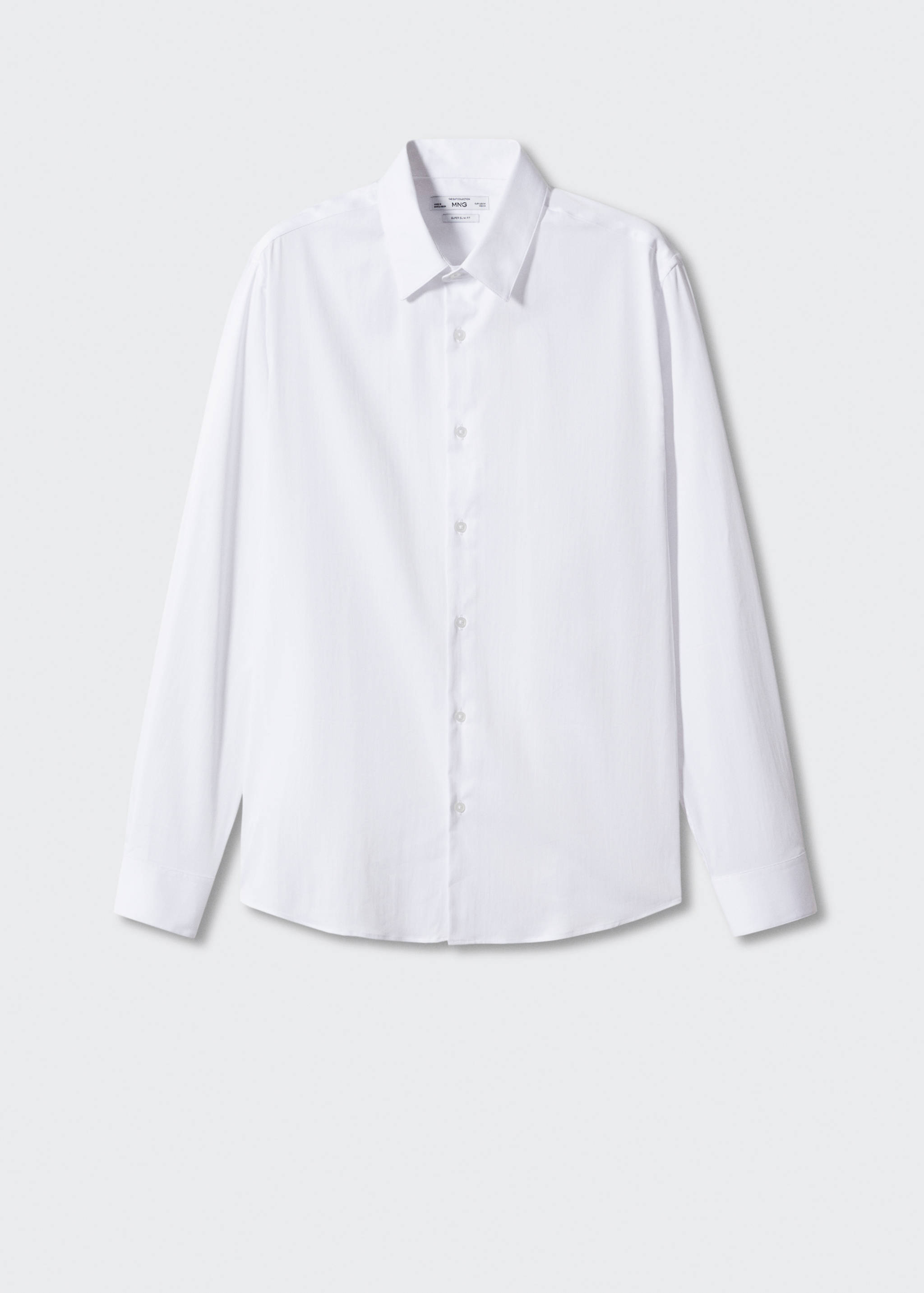 Camisa vestit súper slim fit popelín - Article sense model