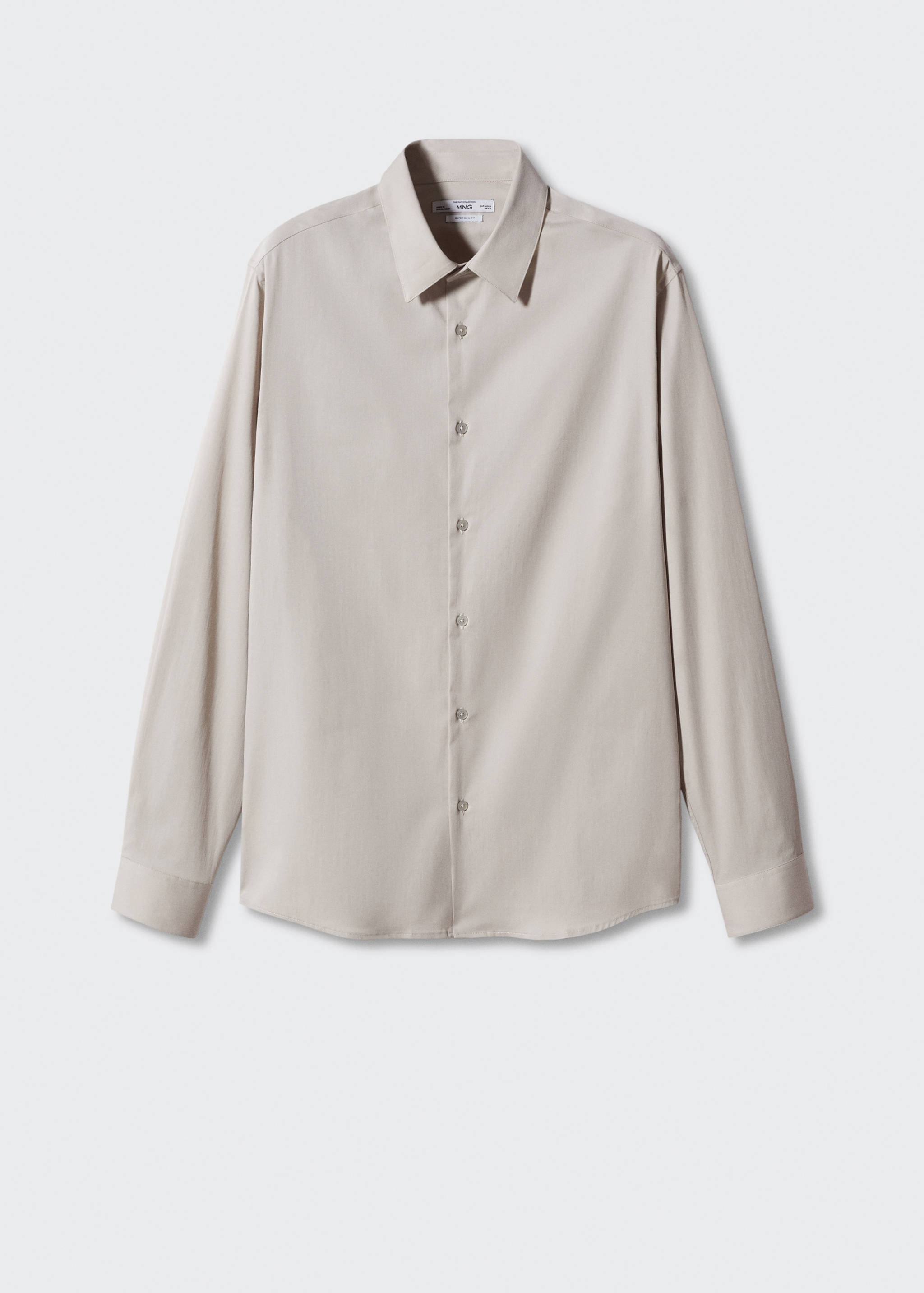 Camisa vestit súper slim fit popelín - Article sense model