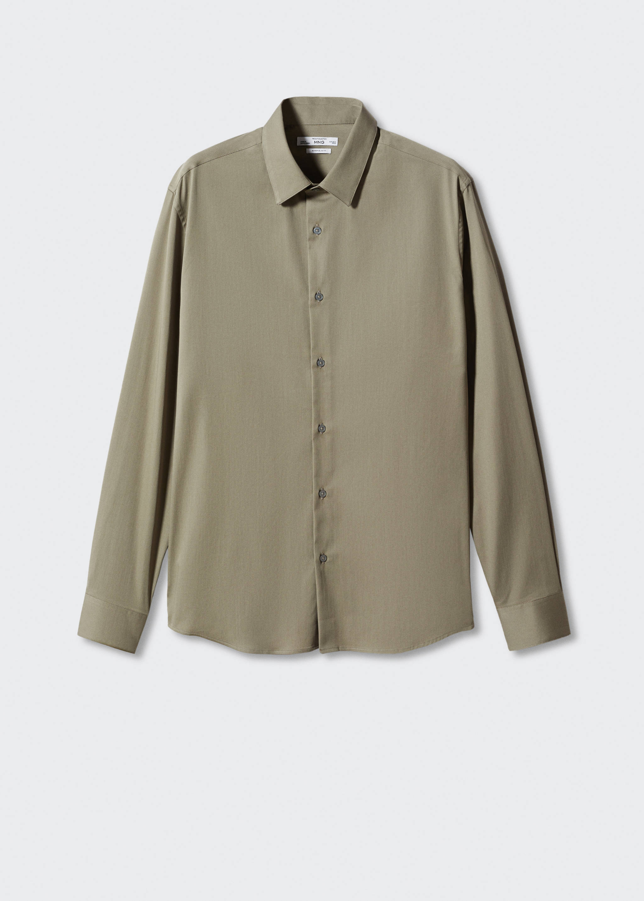 Camisa vestit súper slim fit popelín - Article sense model