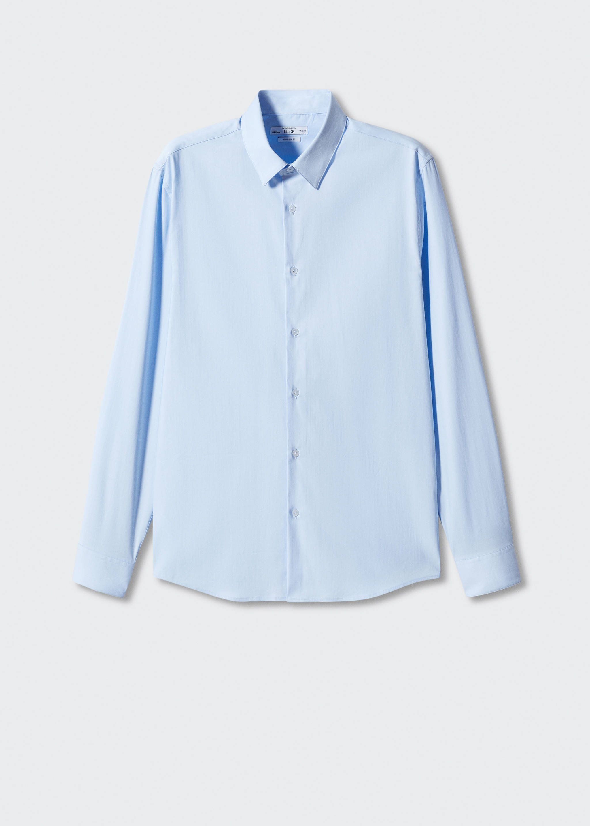 Camisa vestit súper slim fit popelín - Article sense model
