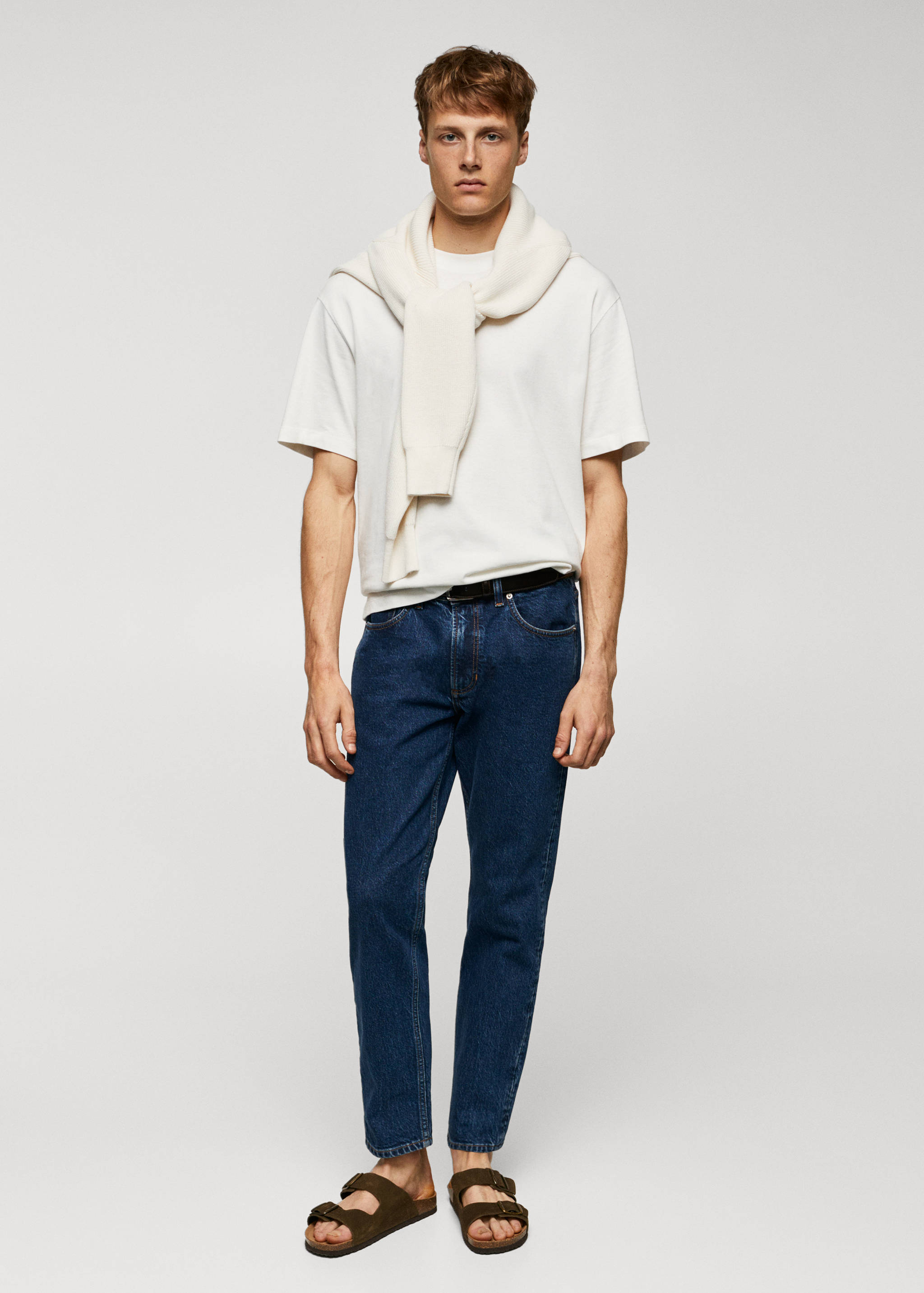 T-shirt essentiel 100 % coton relaxed-fit - Plan général