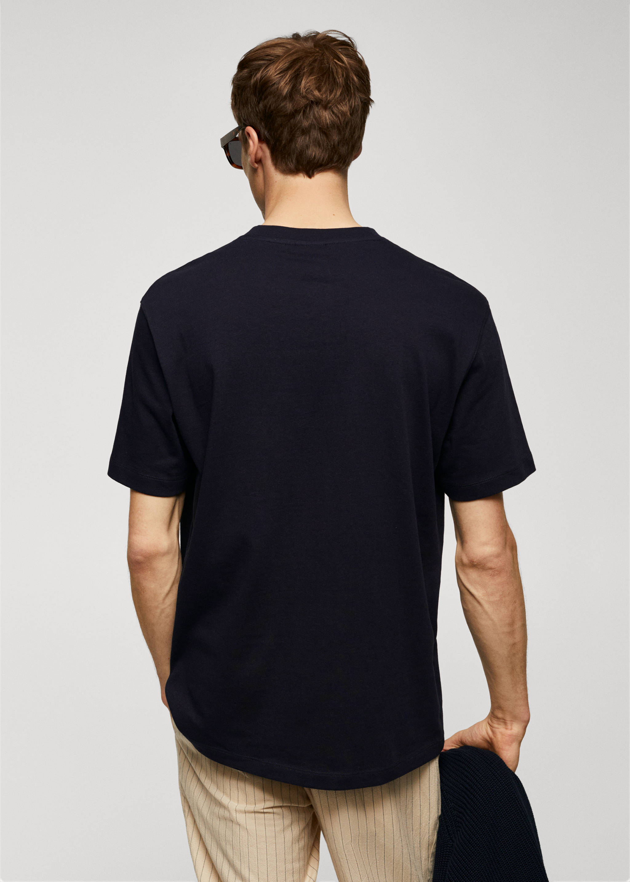 T-shirt essentiel 100 % coton relaxed-fit - Verso de l’article