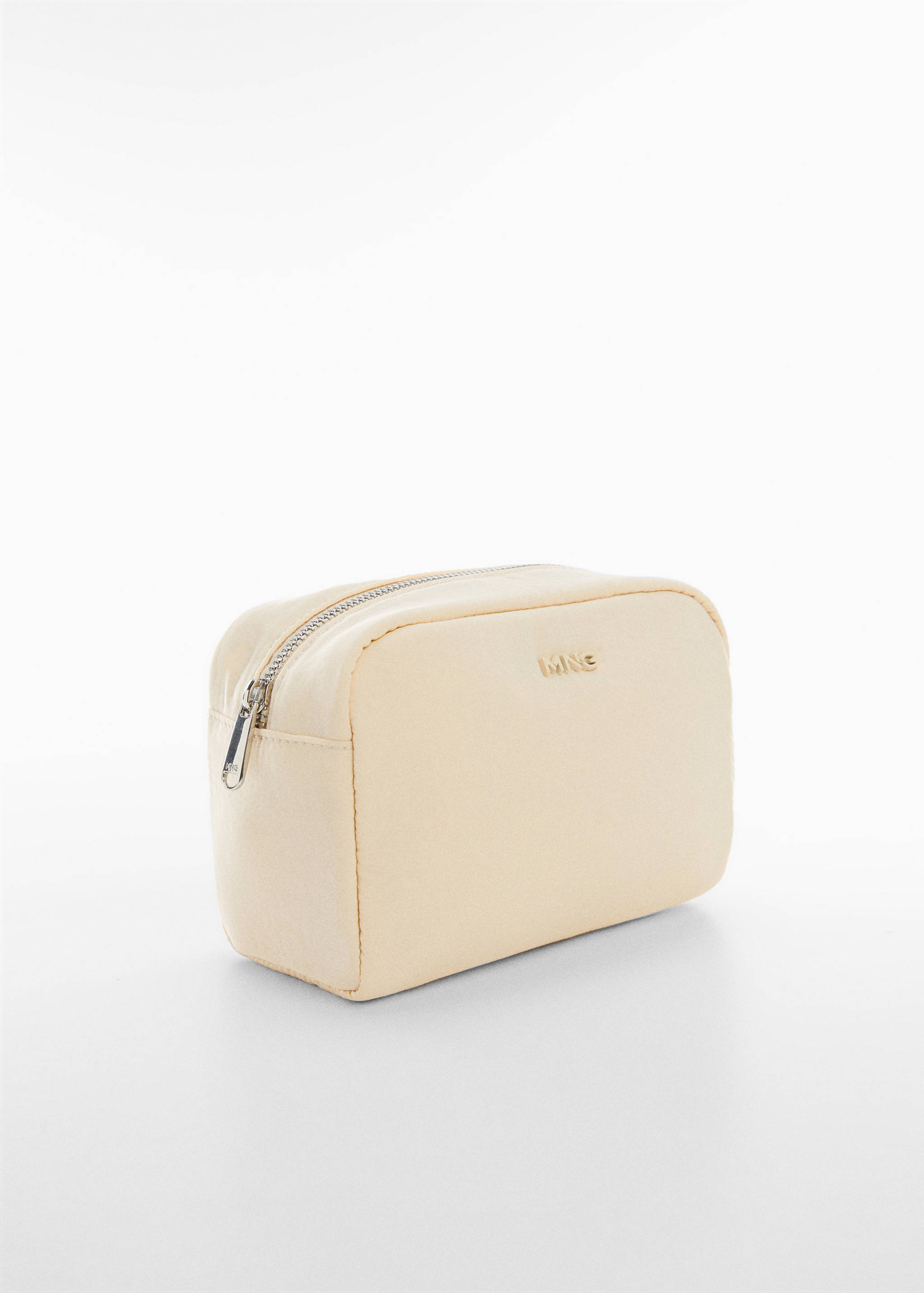 Zipped toiletry bag with logo - Medium plane