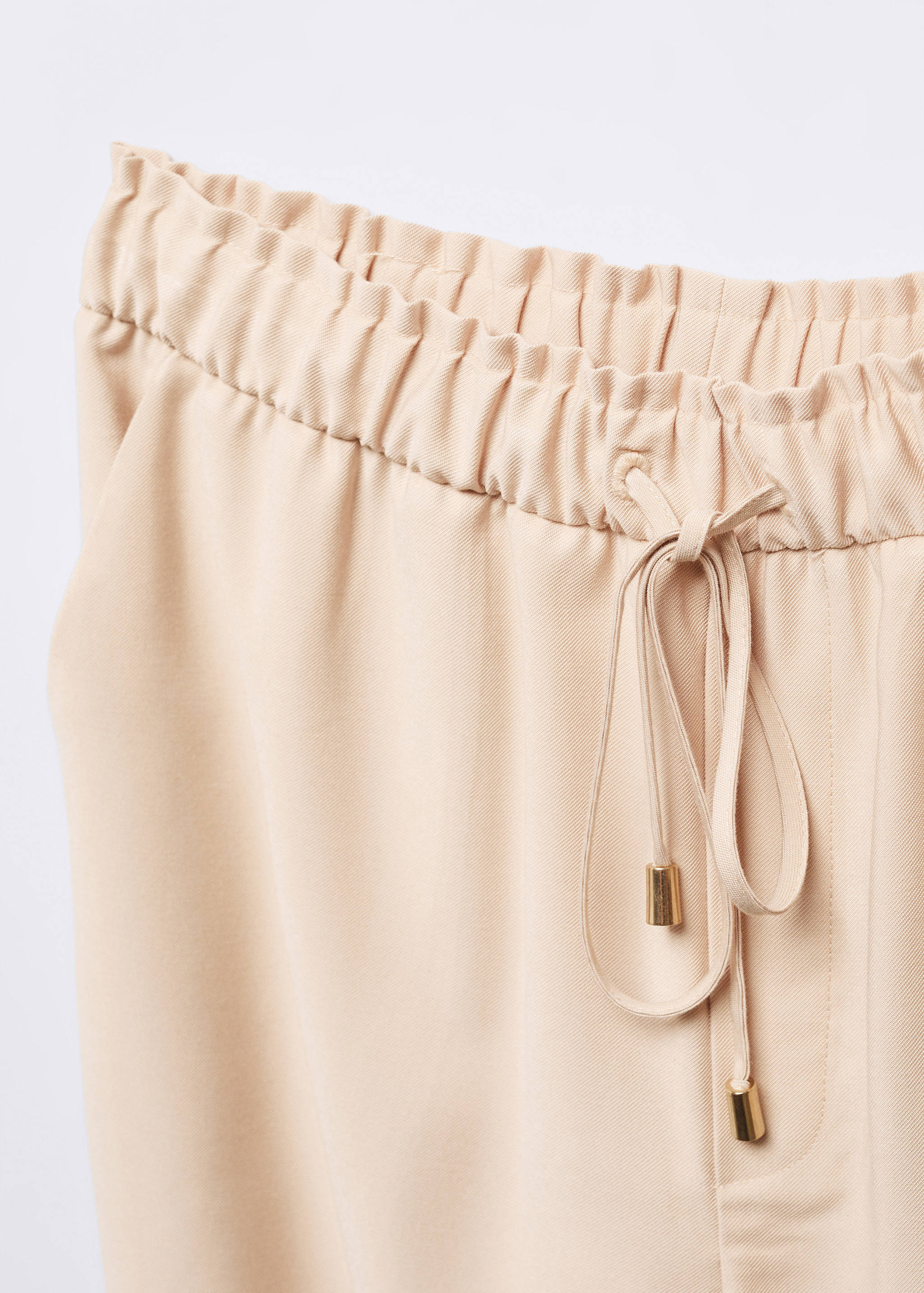 Flowy straight-fit pants with bow - Details of the article 8