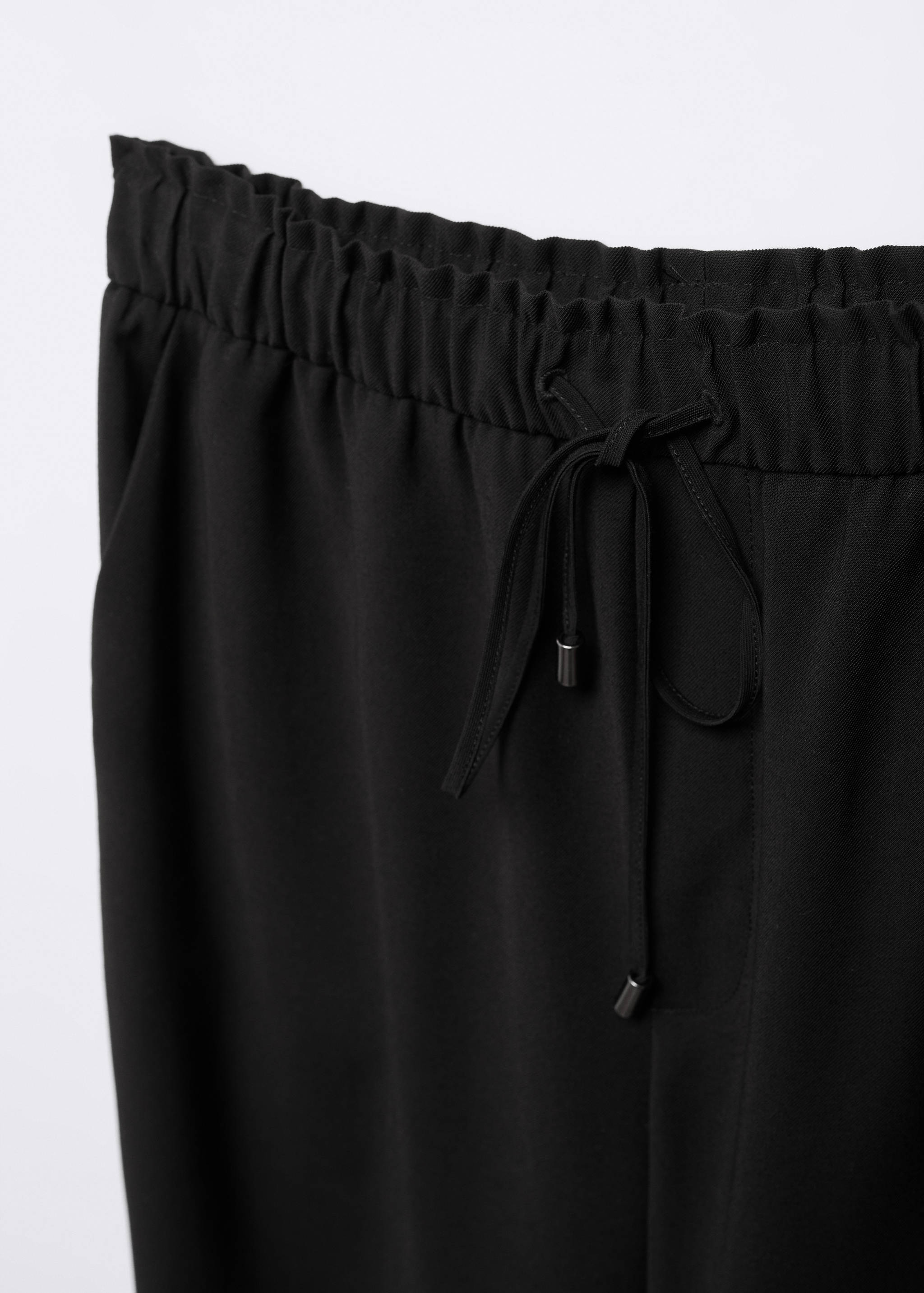 Flowy straight-fit pants with bow - Details of the article 8
