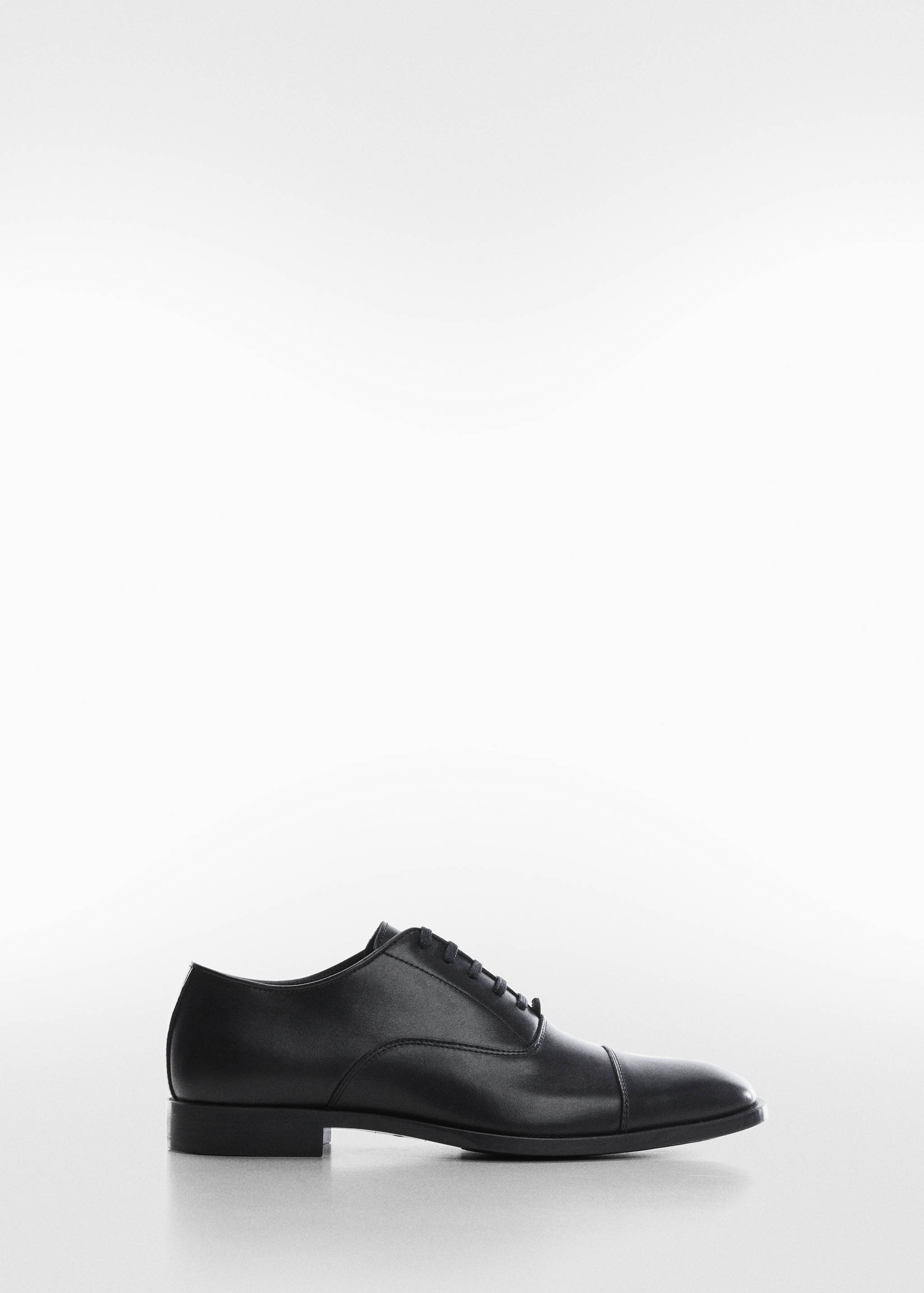 Länglicher Leder-Anzugschuh - Artikel ohne Model