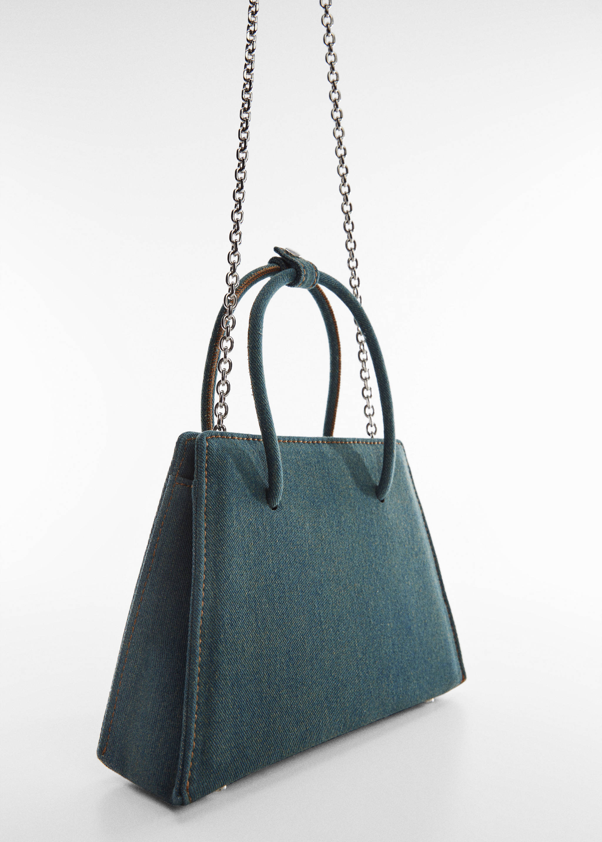 Geometric bag with double handle - Medium plane