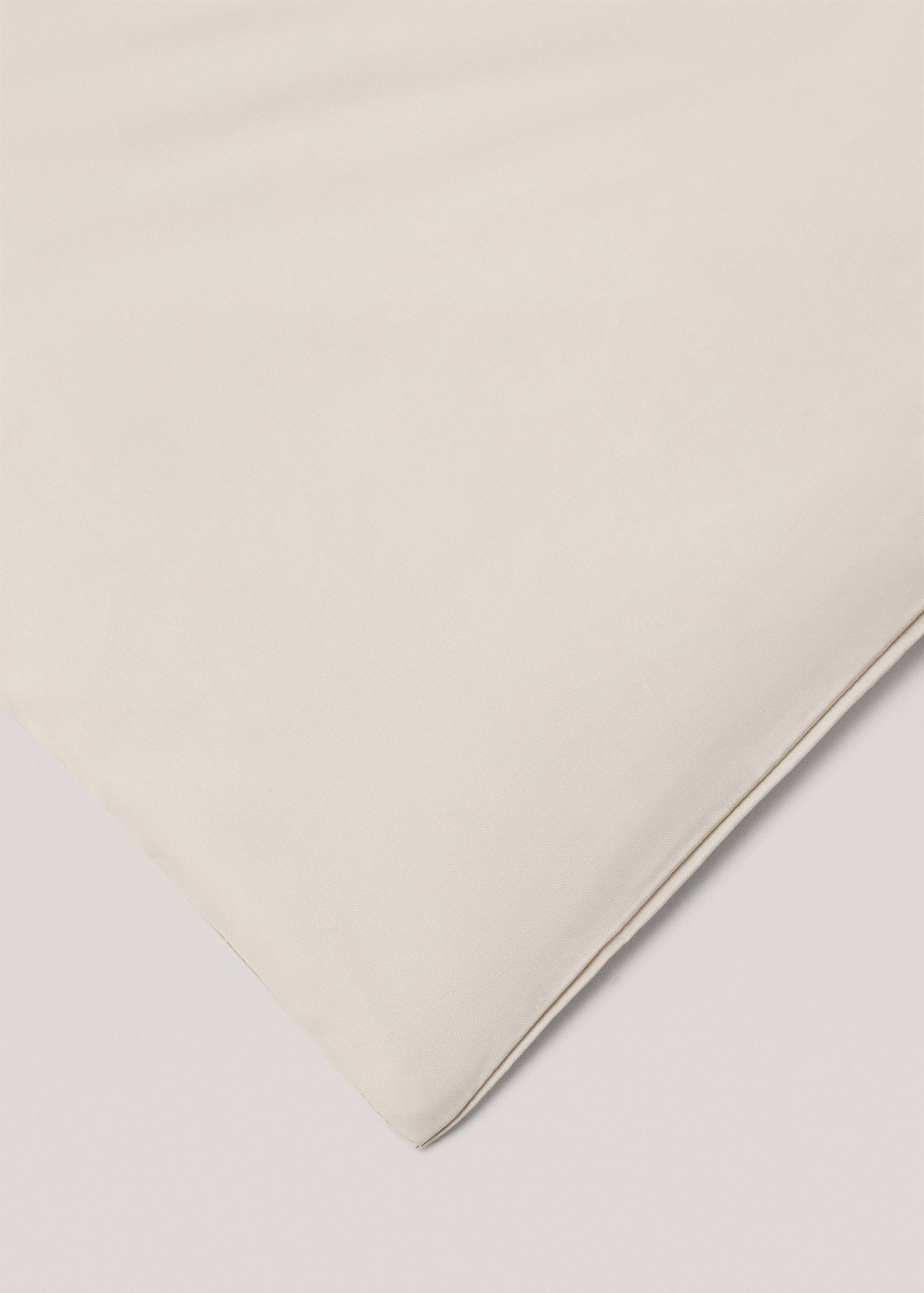 Cotton percale duvet cover (300 threads) 90cm bed - Details of the article 3