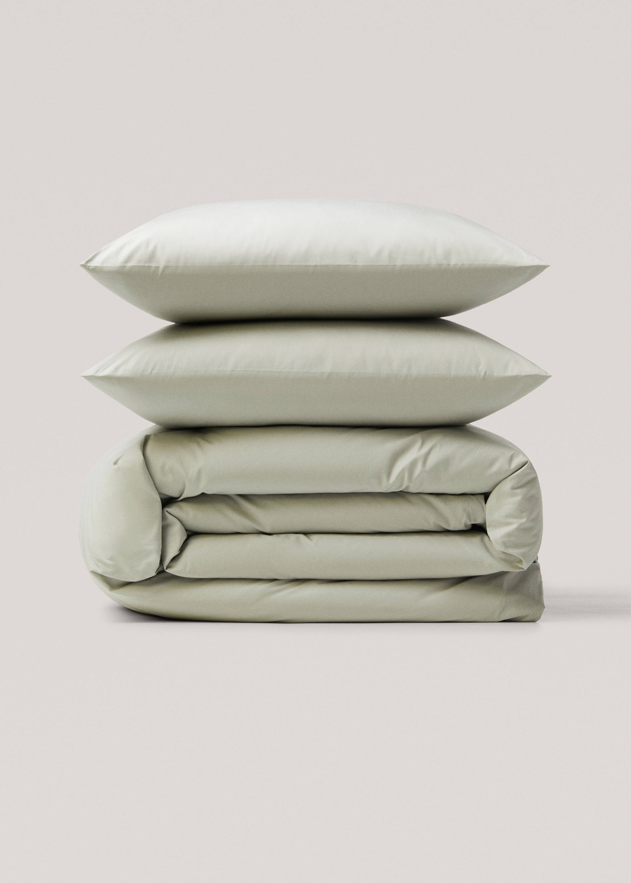 Cotton percale duvet cover (300 threads) 90cm bed - Article without model