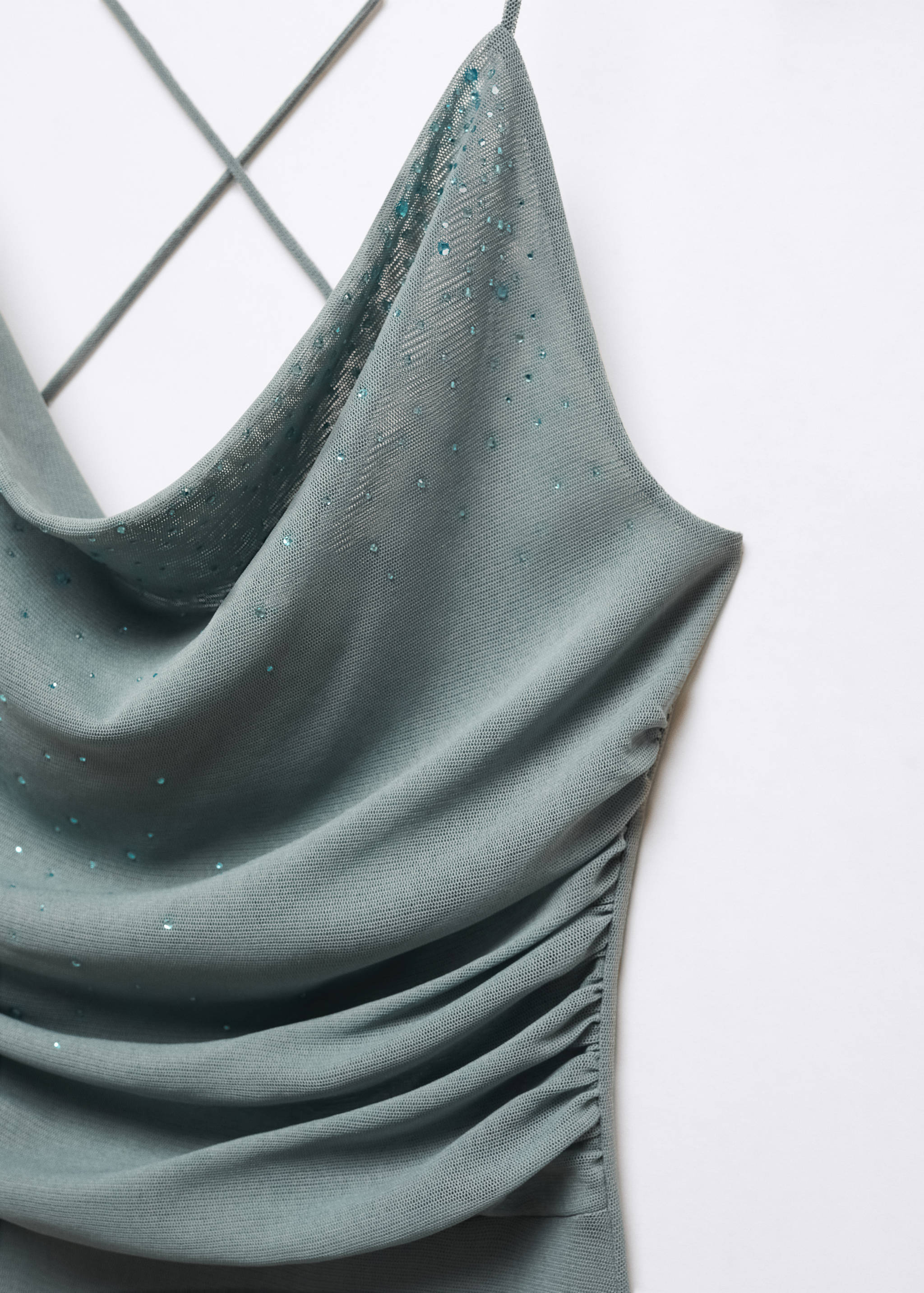 Body drapé détail strass - Détail de l'article 8