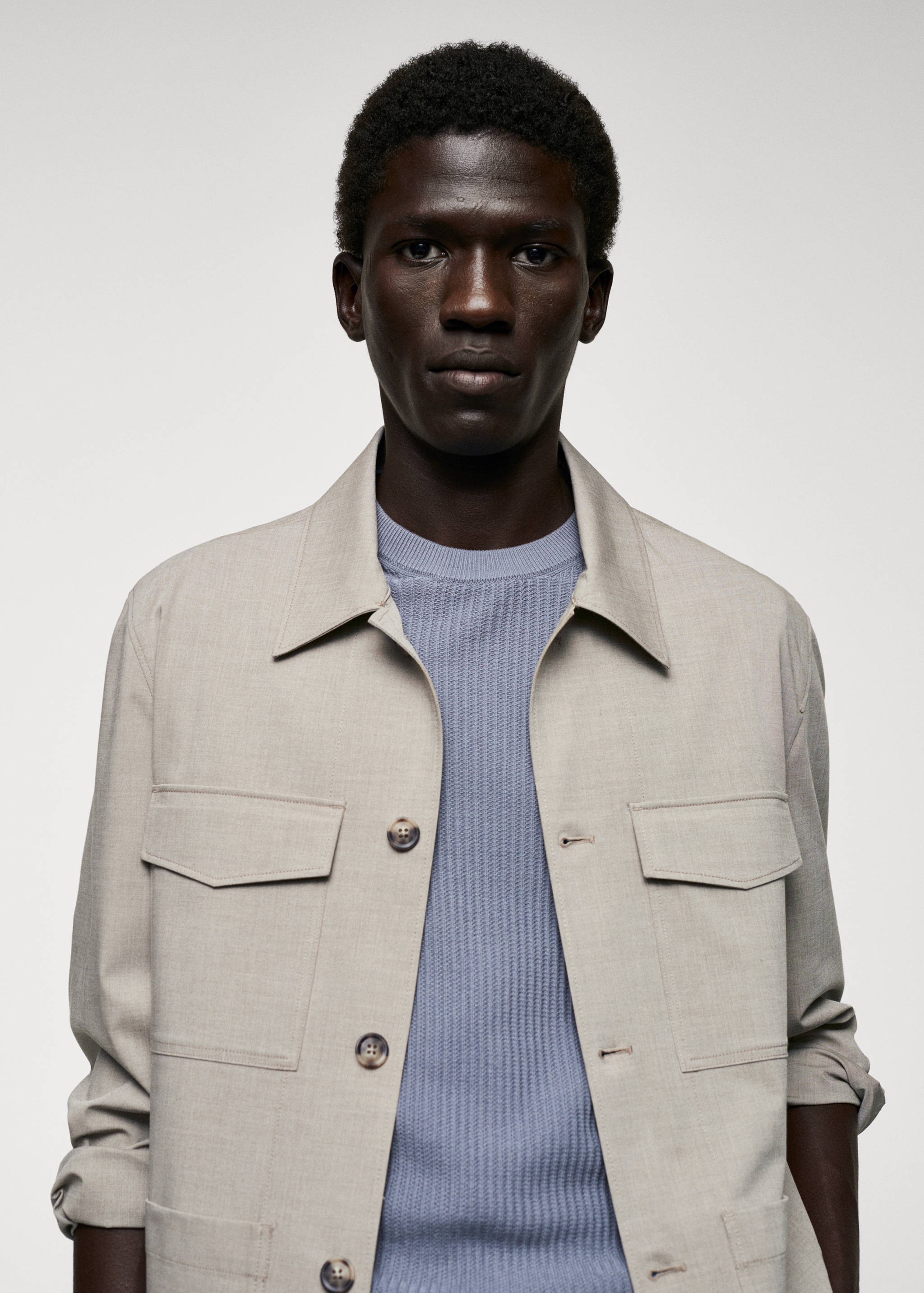 Lightweight pocket jacket - Details of the article 1