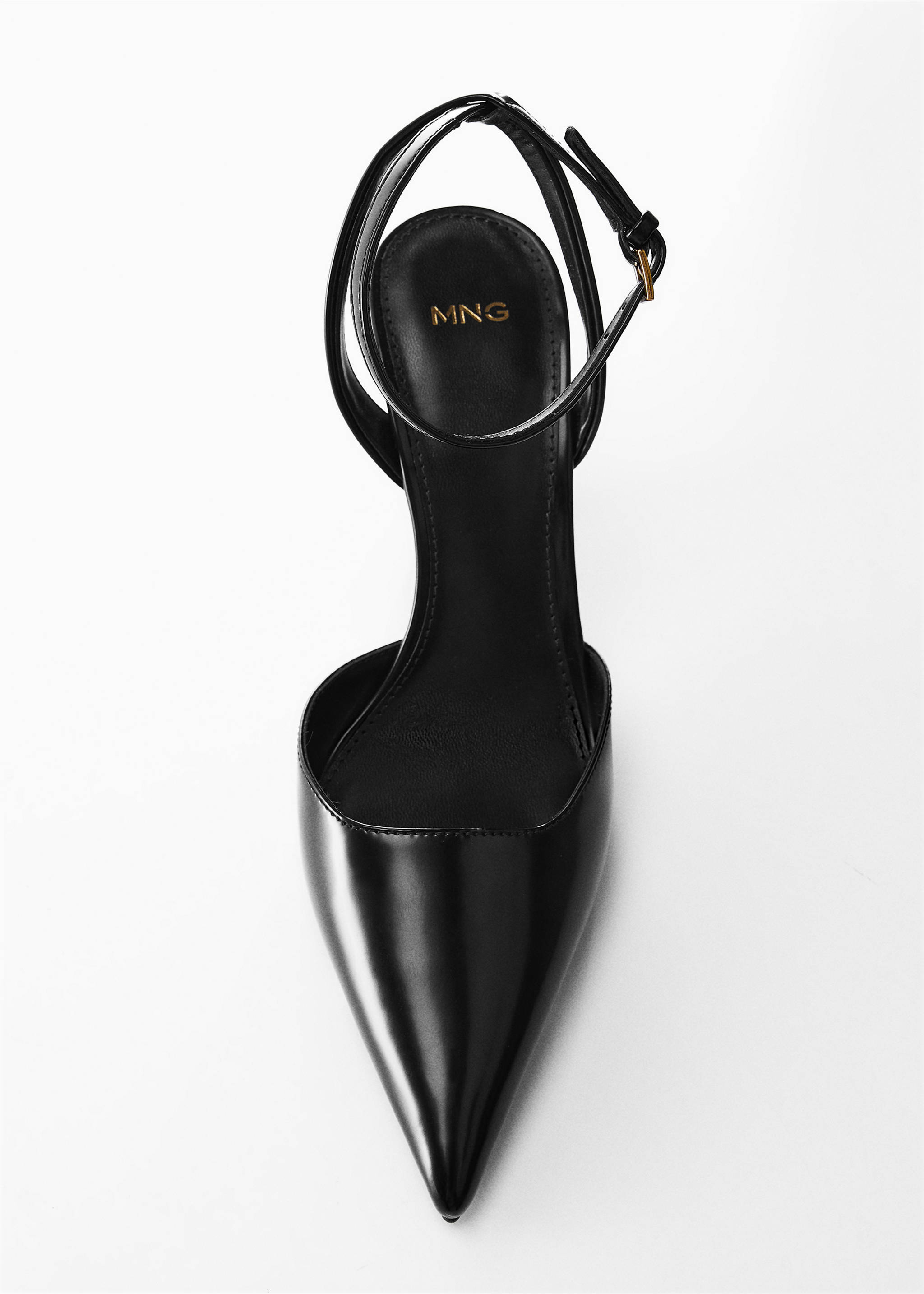 High-heeled shoes - Details of the article 5, Black. Ref: 57022510-00.