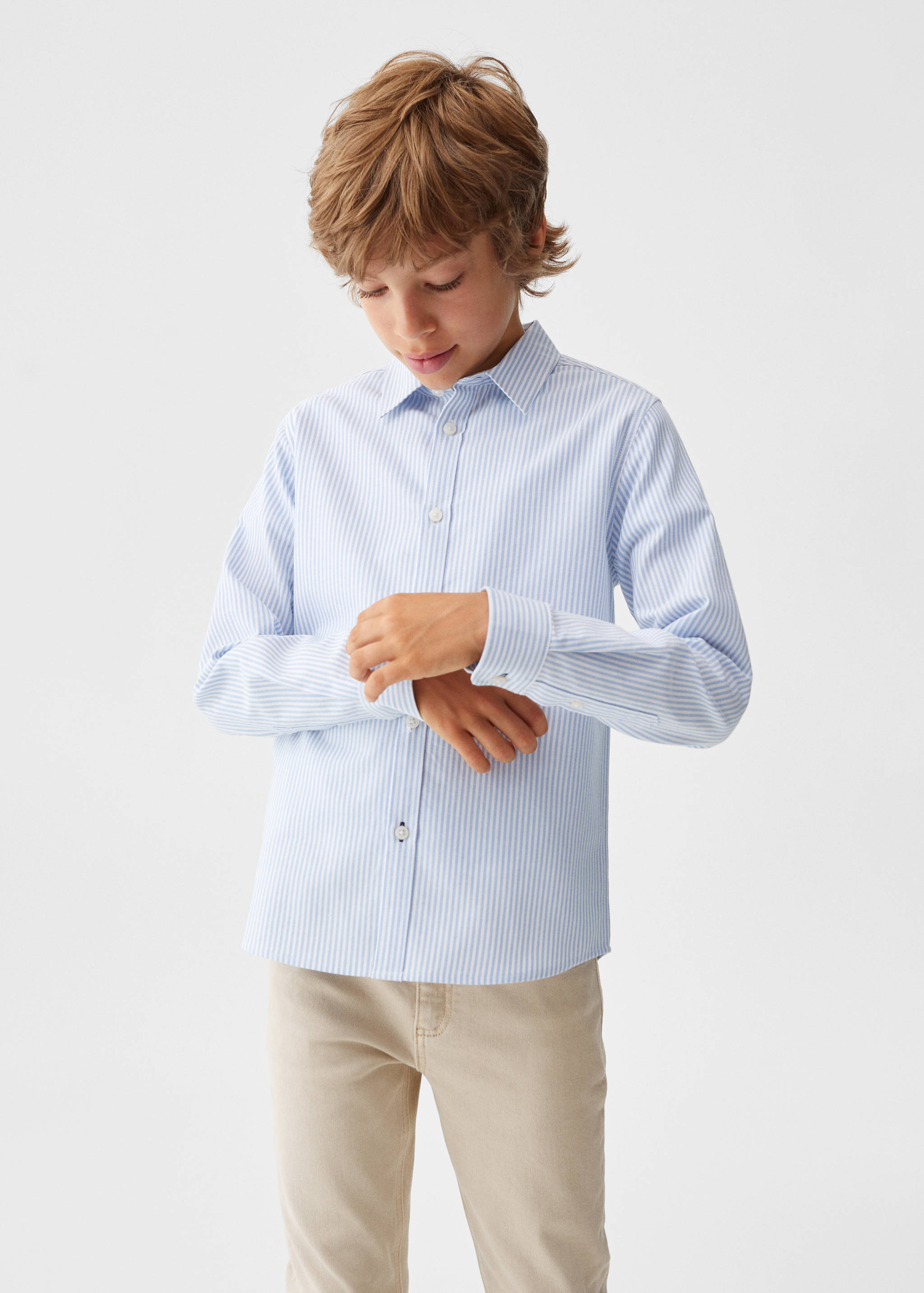 Regular-fit striped shirt - Medium plane