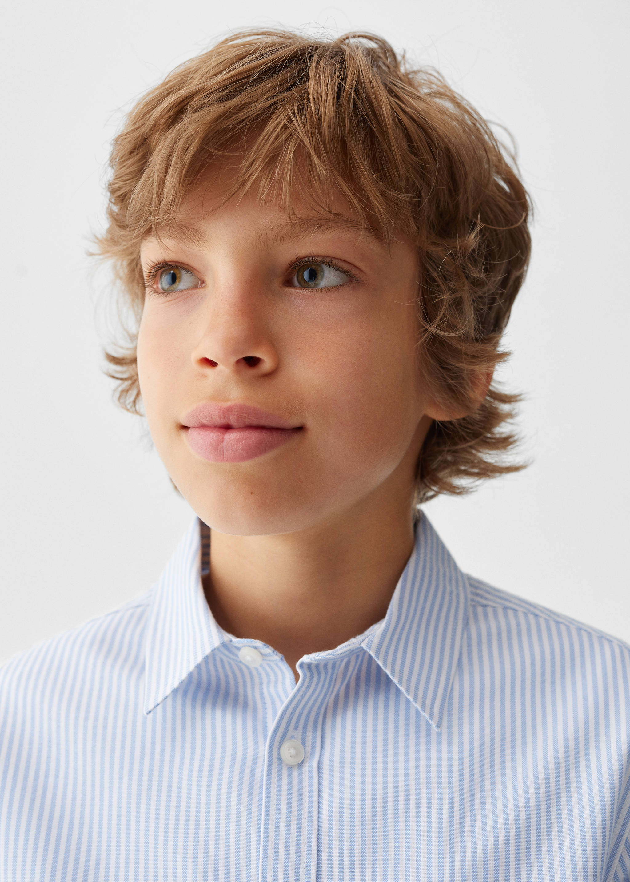 Regular-fit striped shirt - Details of the article 1