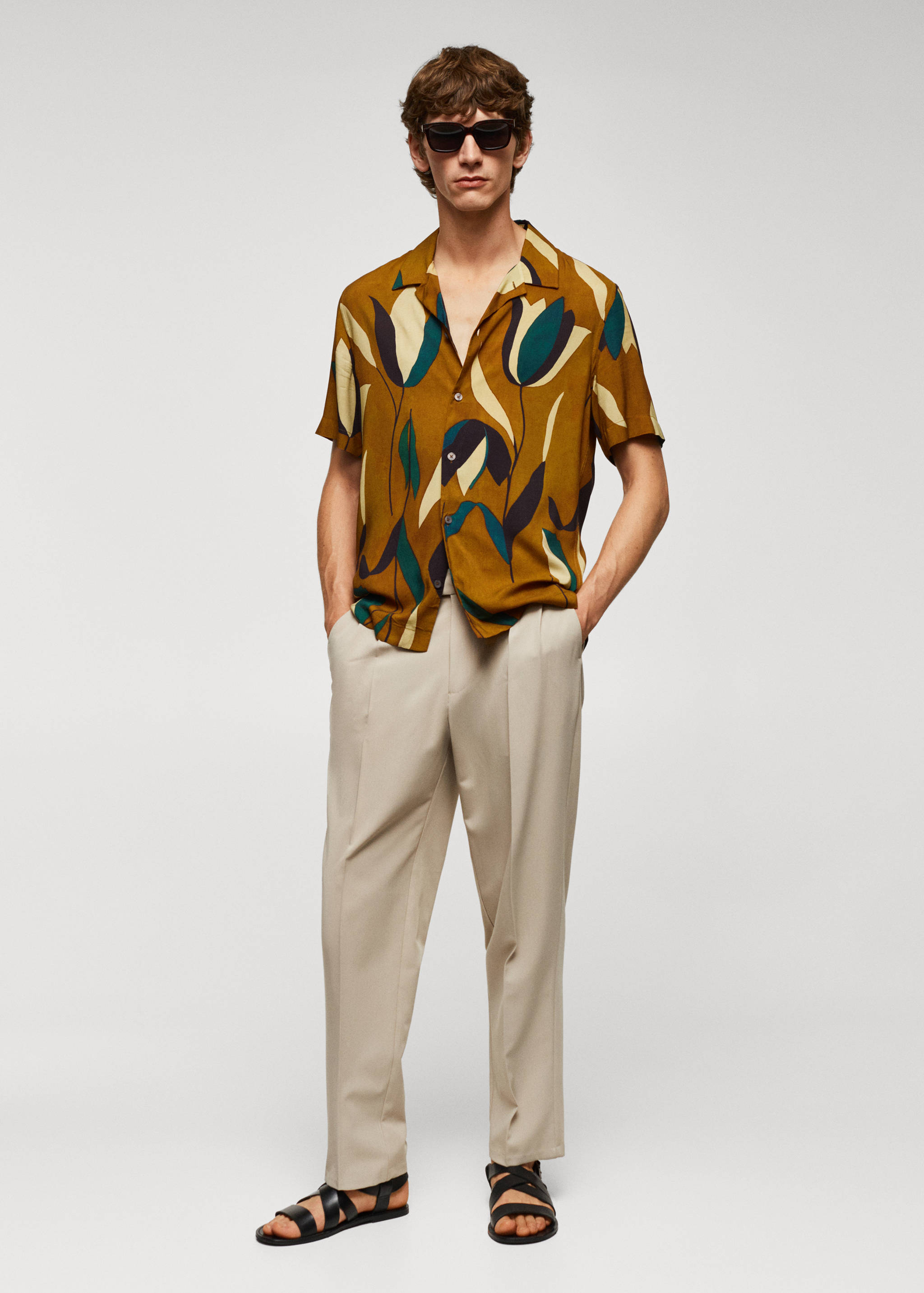 Camisa bowling estampada - Plano general