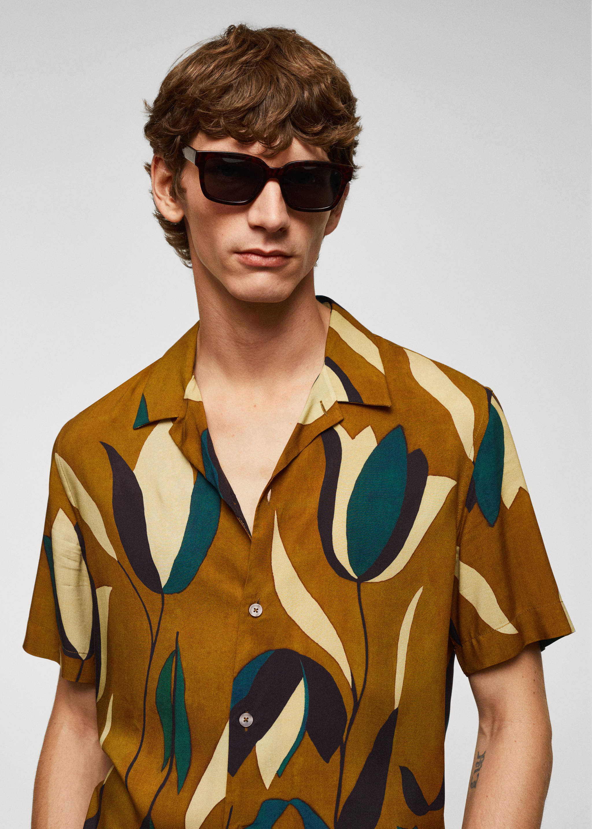 Camisa bowling estampada - Detalle del artículo 1