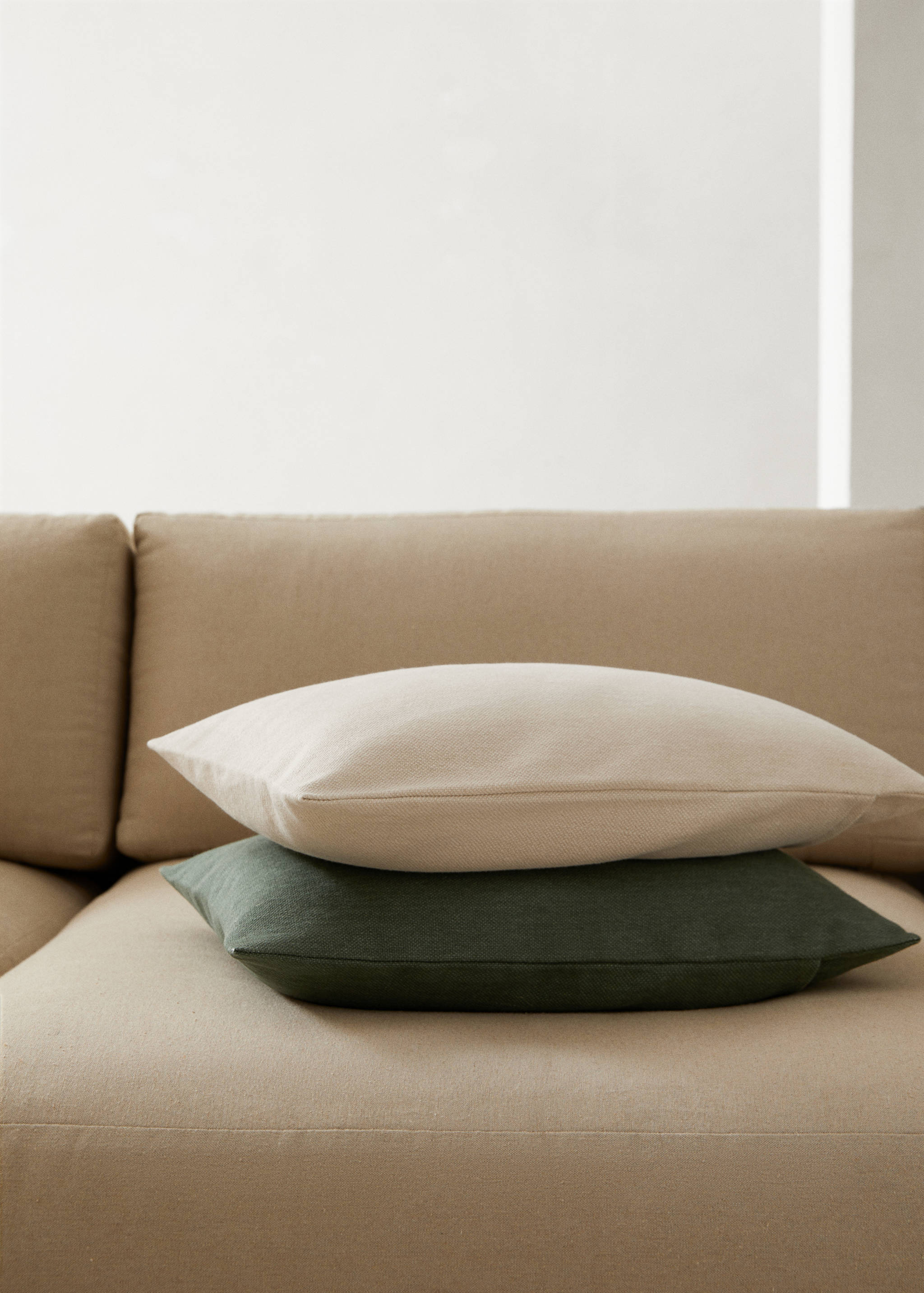 100% cotton cushion cover 30x50cm - General plane