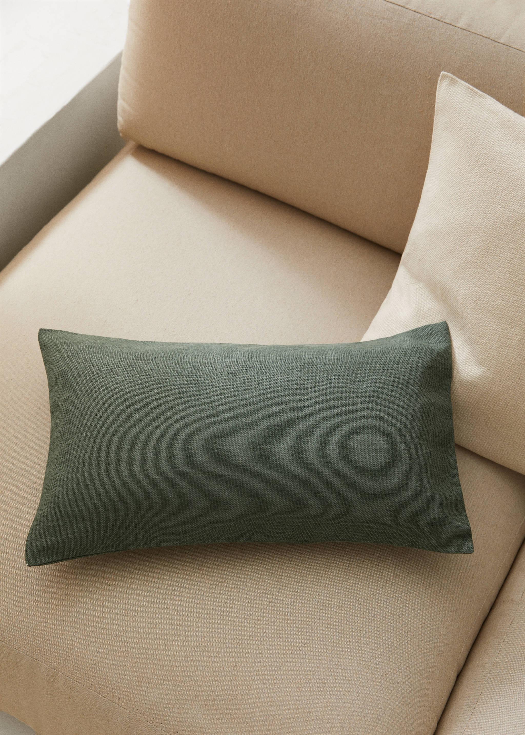 100% cotton cushion cover 30x50cm - General plane