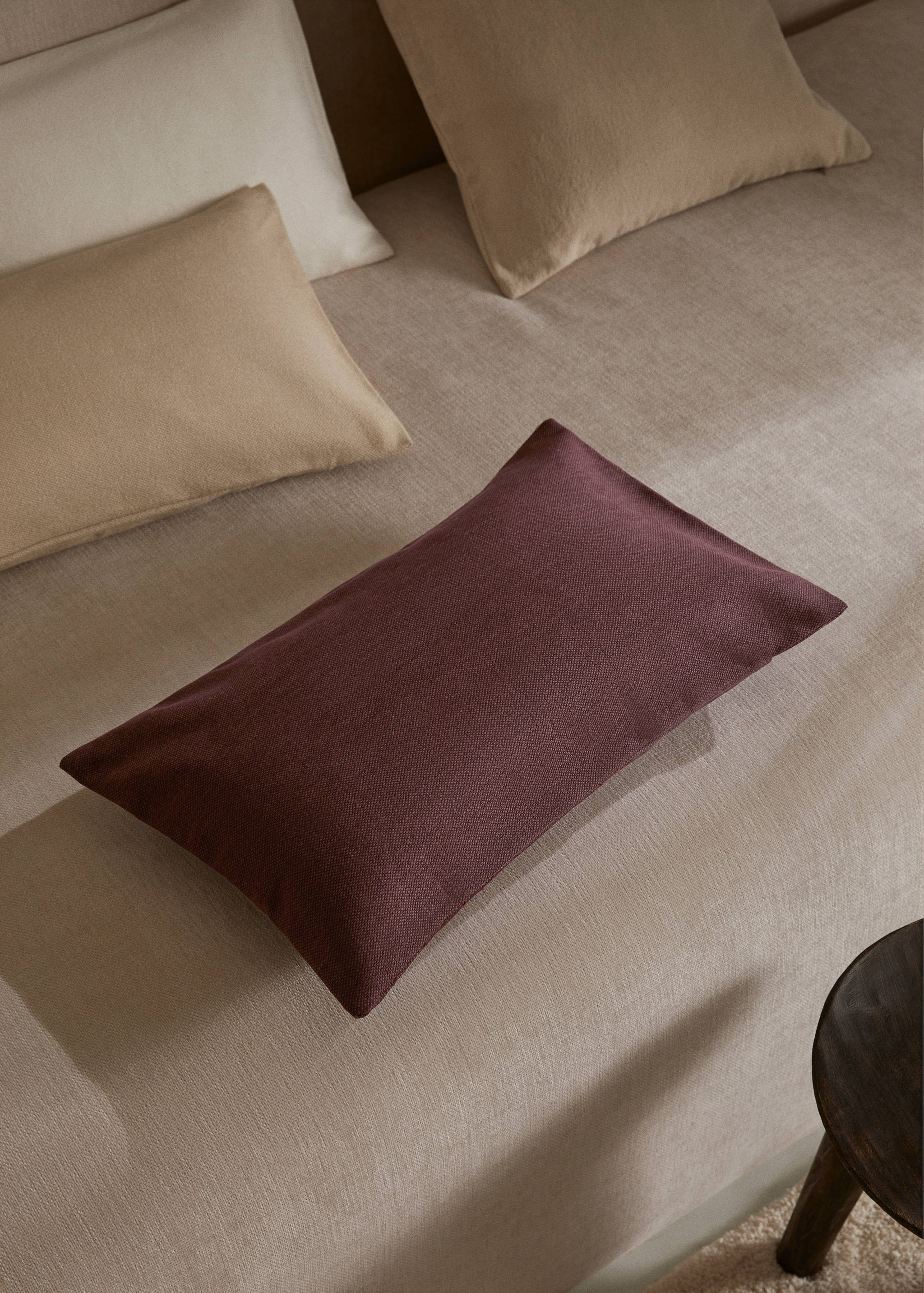 100% cotton cushion cover 30x50cm - General plane