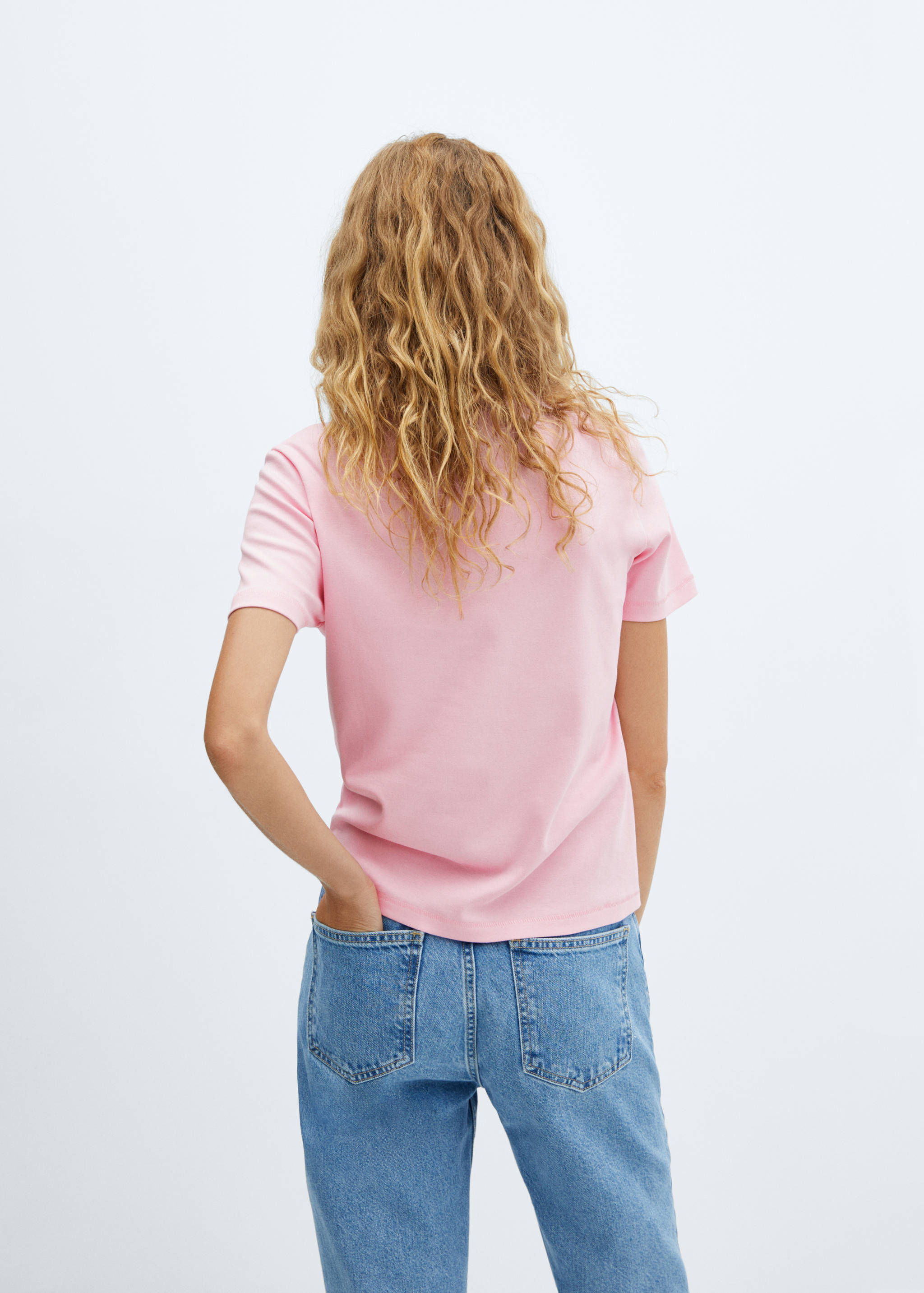 Premium cotton t-shirt - Reverse of the article
