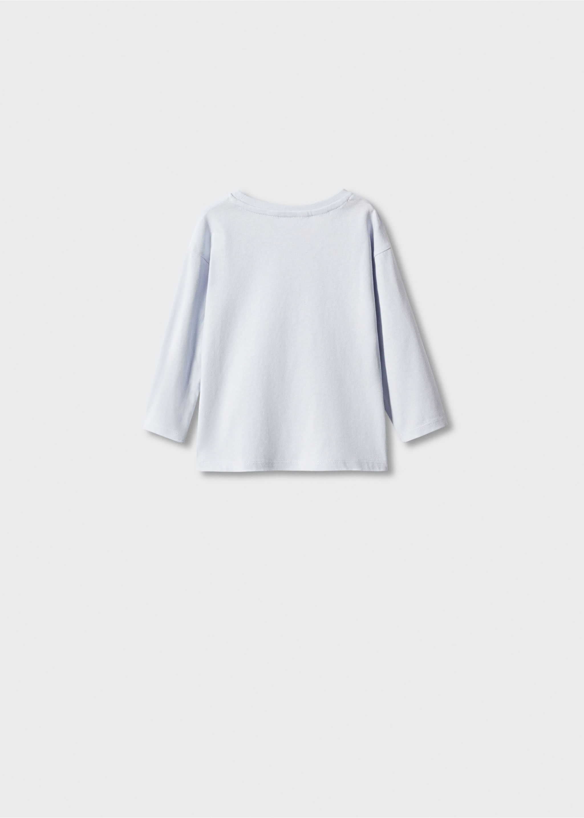 Camiseta manga larga relieve - Reverso del artículo