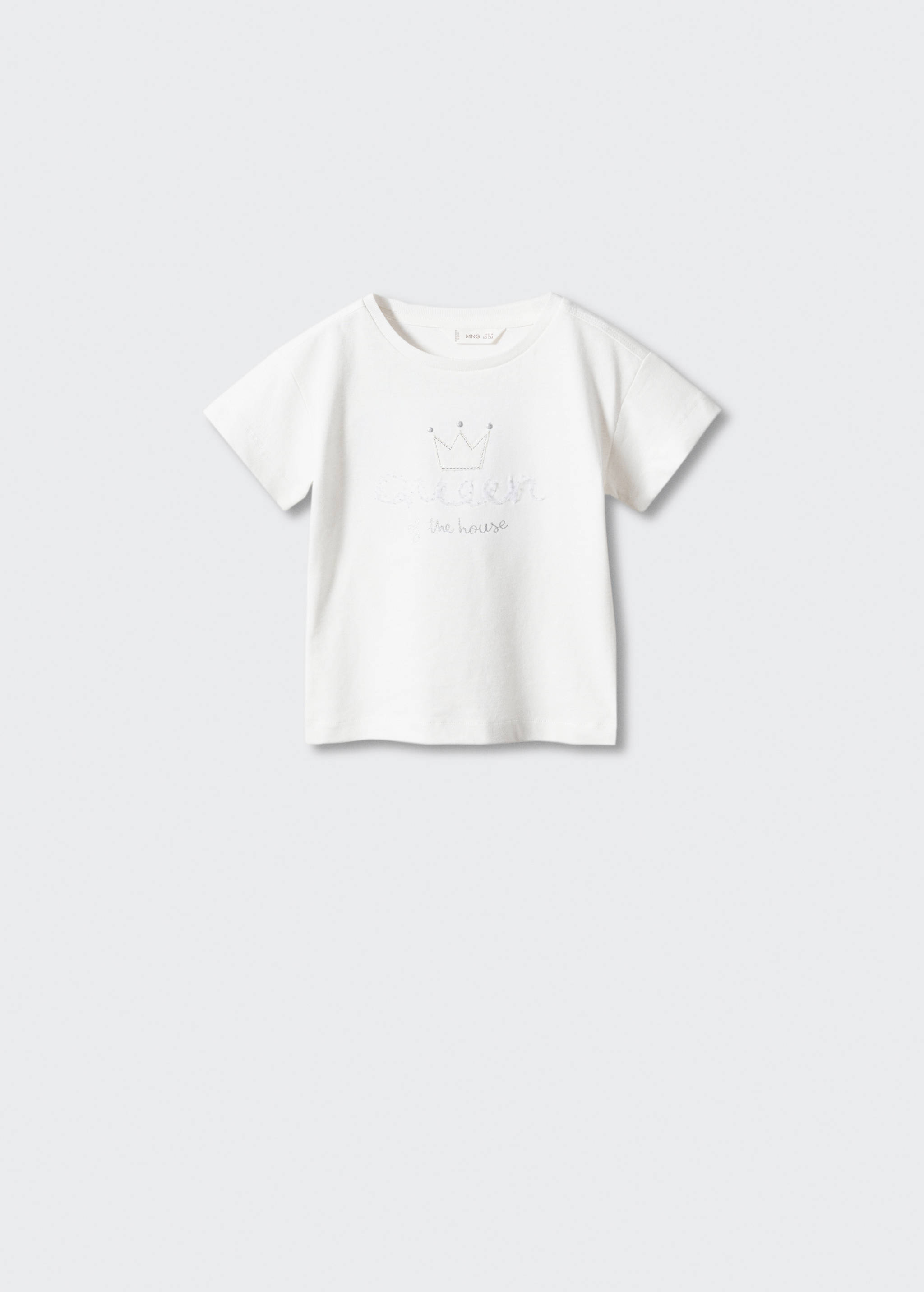 Printed cotton-blend T-shirt - Article without model