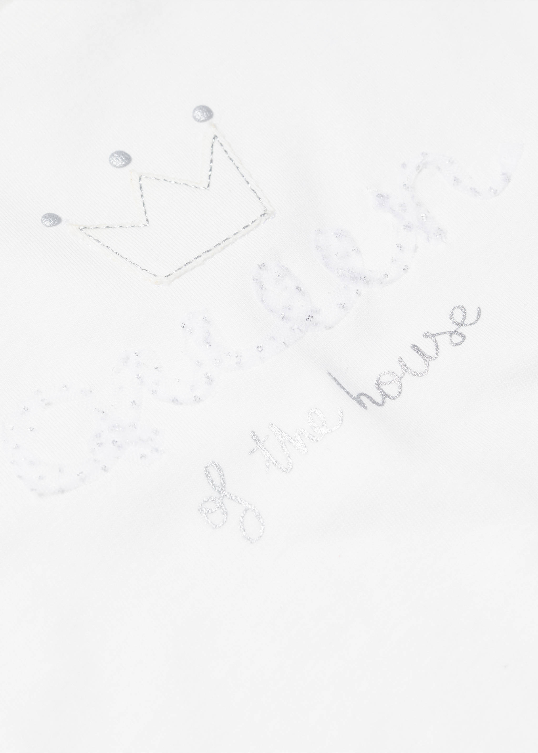 Printed cotton-blend T-shirt - Details of the article 0, Off White. Ref: 57023266-00.