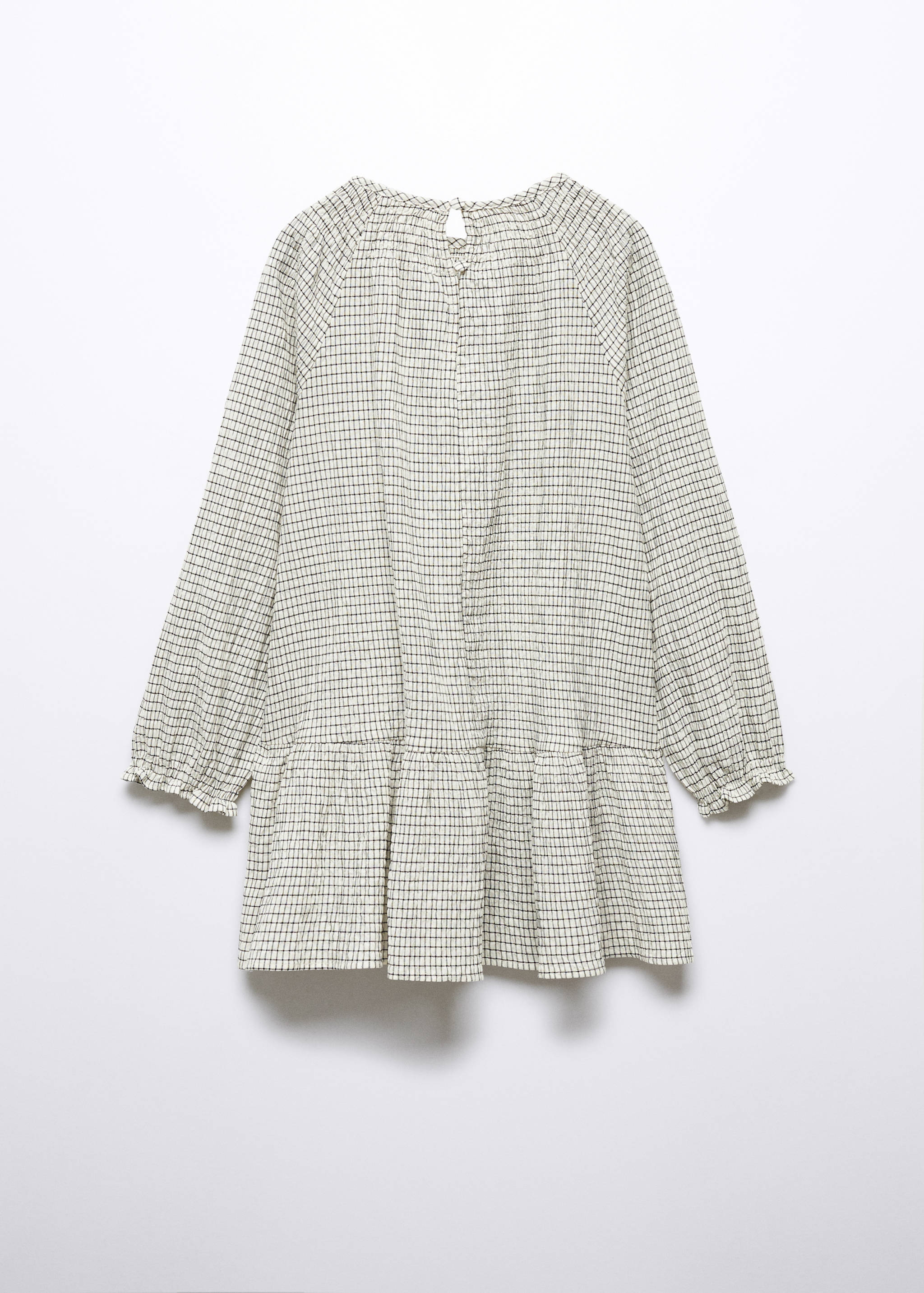 Kleid mit Karomuster - Rückseite des Artikels