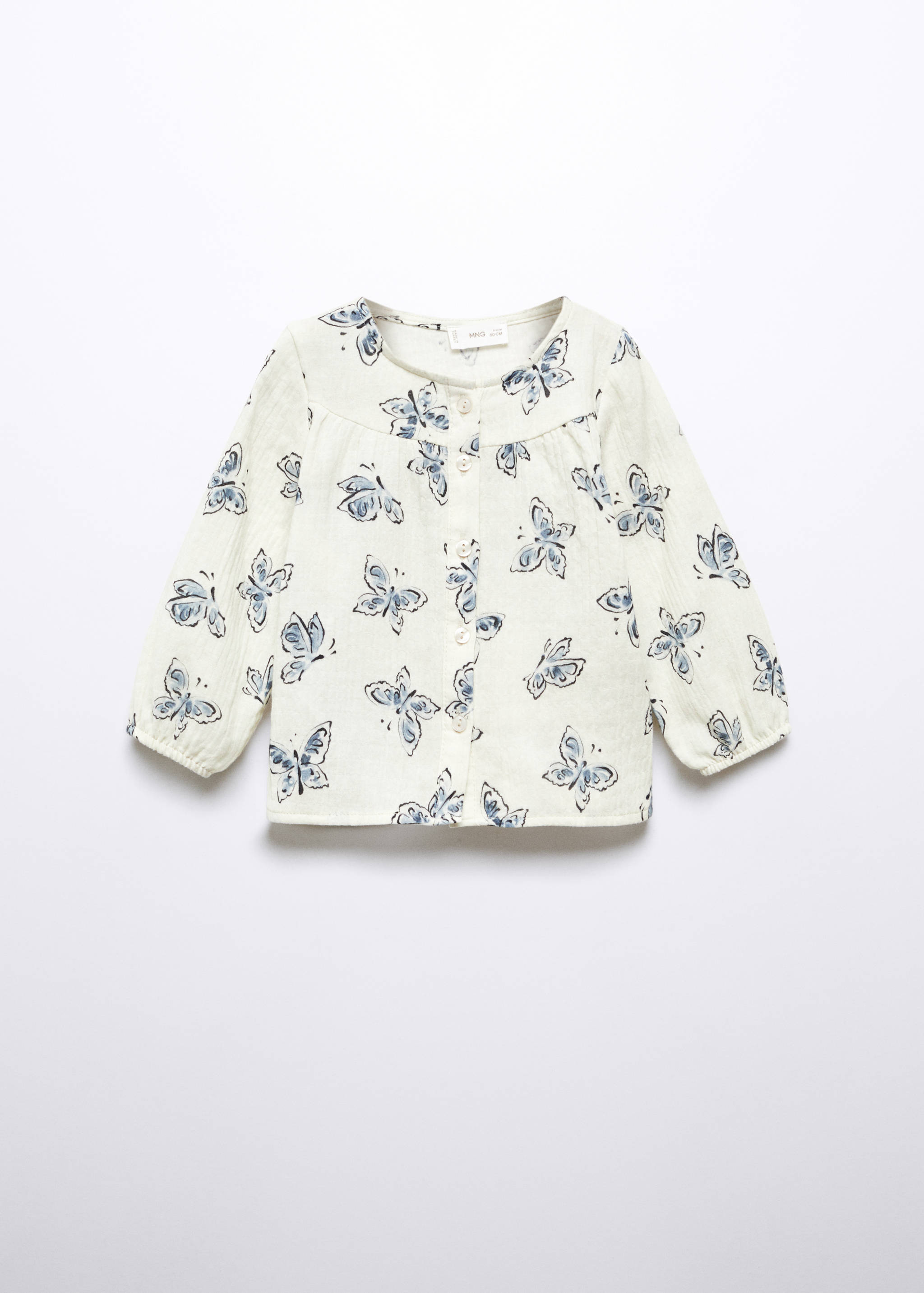 Blouse en imprimé papillons - Article sans modèle