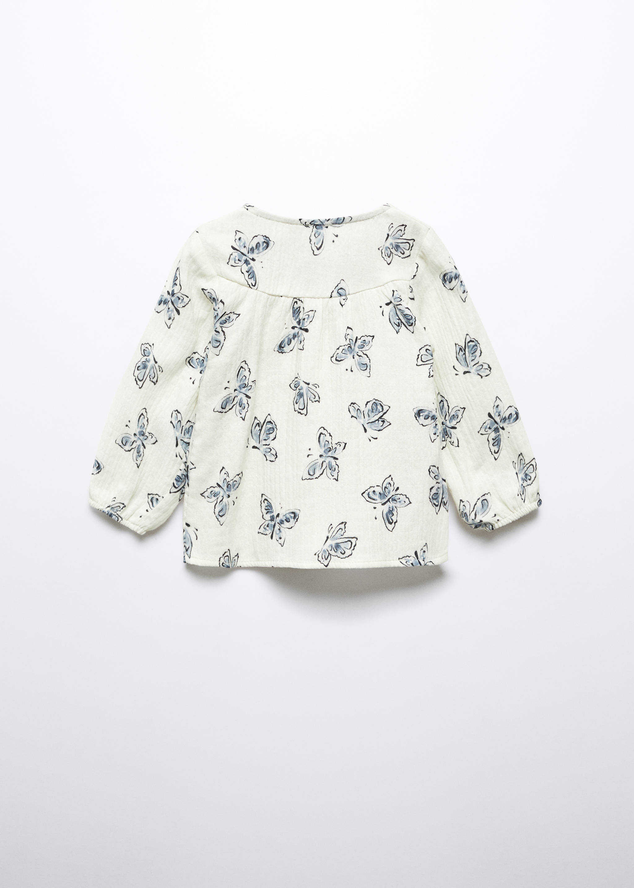 Blouse en imprimé papillons - Verso de l’article