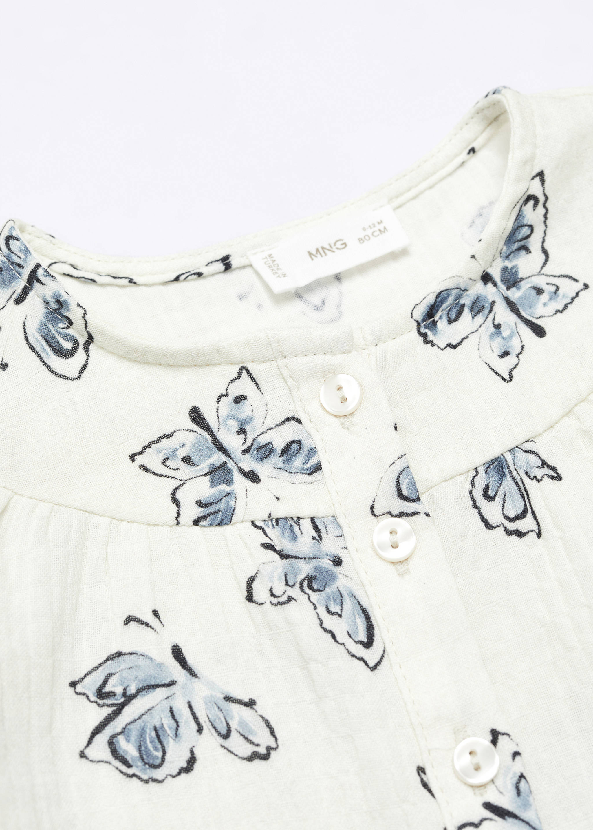 Blouse en imprimé papillons - Détail de l'article 0