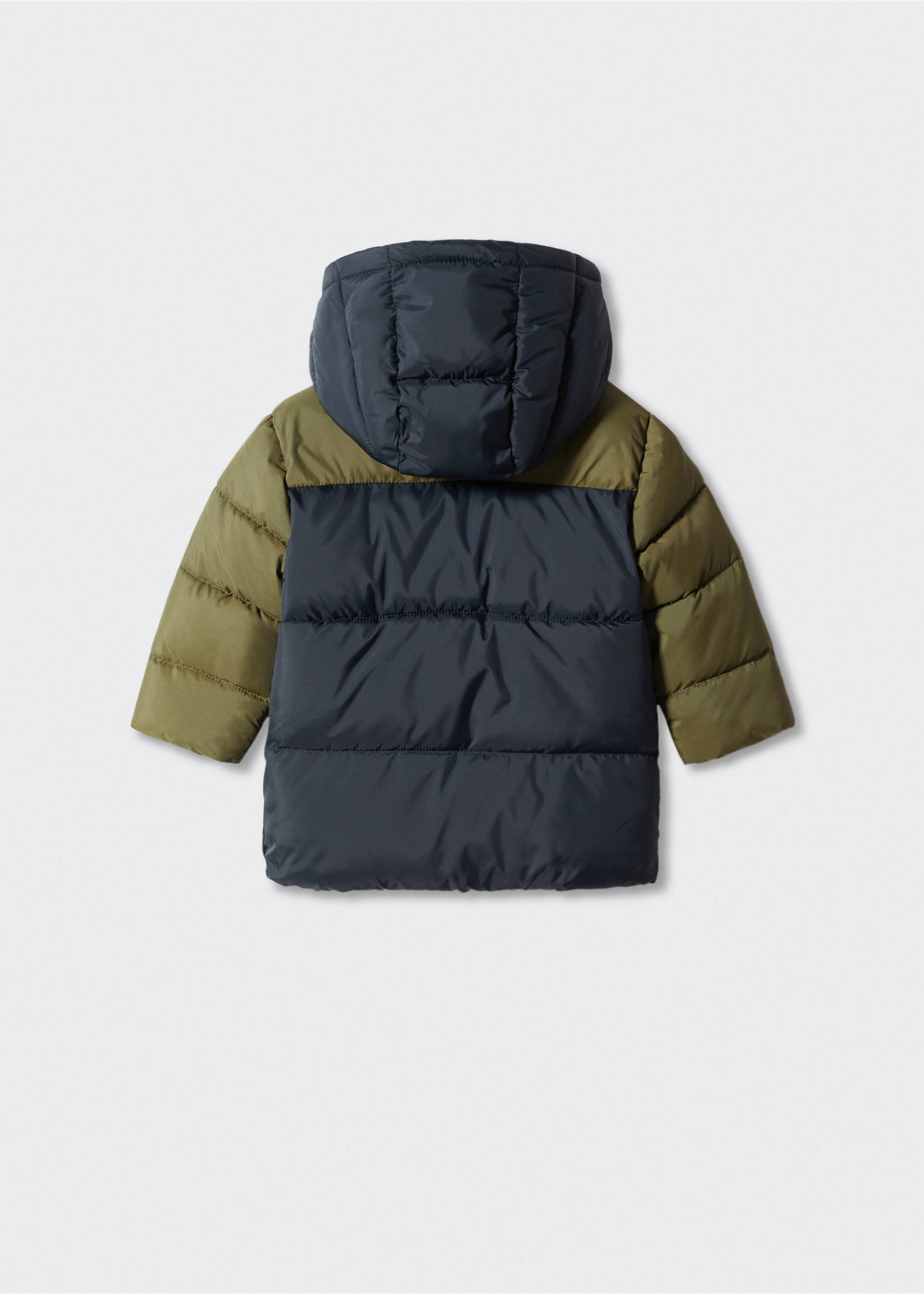 Wasserabweisende Steppjacke - Rückseite des Artikels, Schwarz. Ref: 57023657-00.