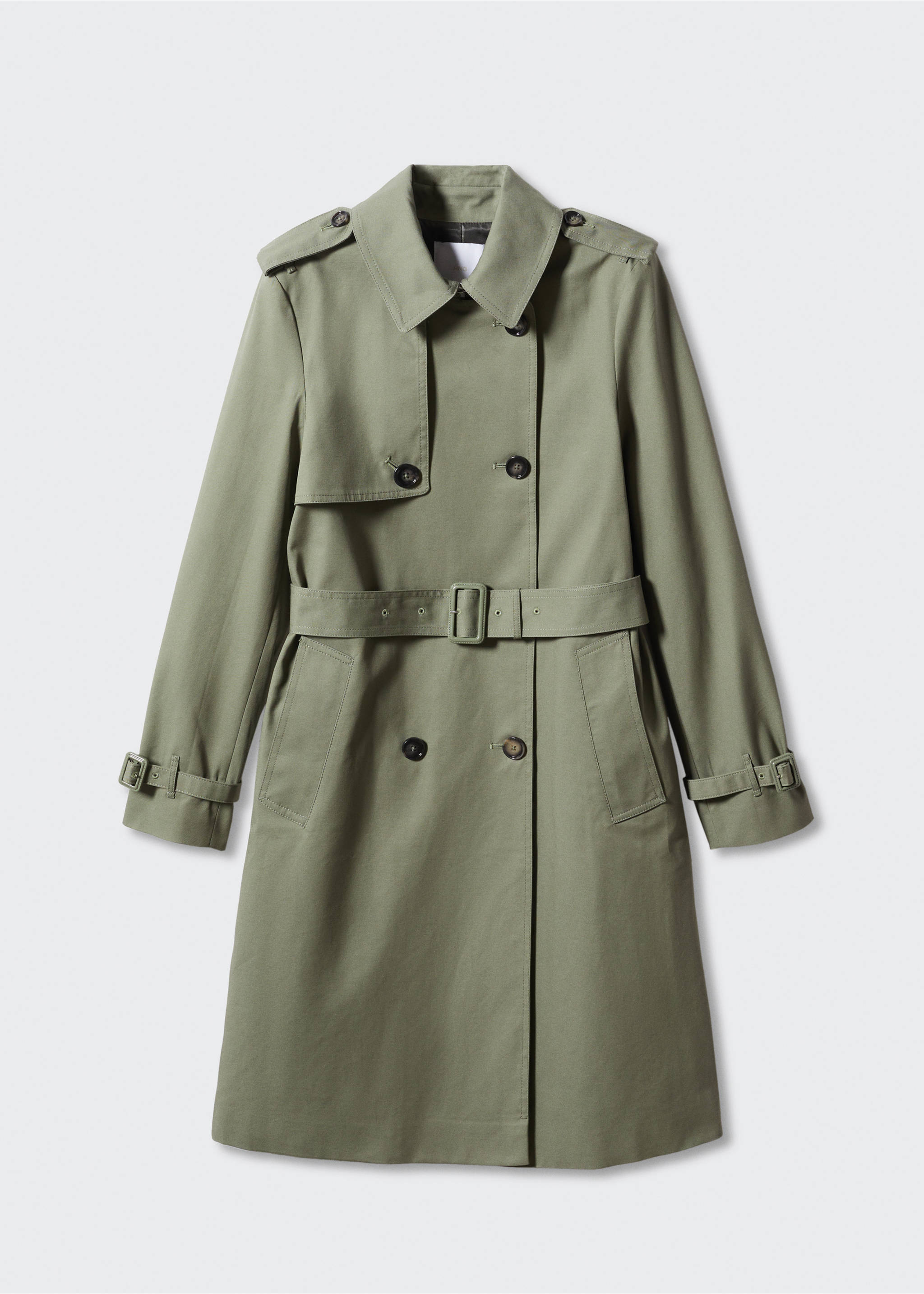 Classic trench coat with belt - Article without model, Khaki. Ref: 57023725-00.