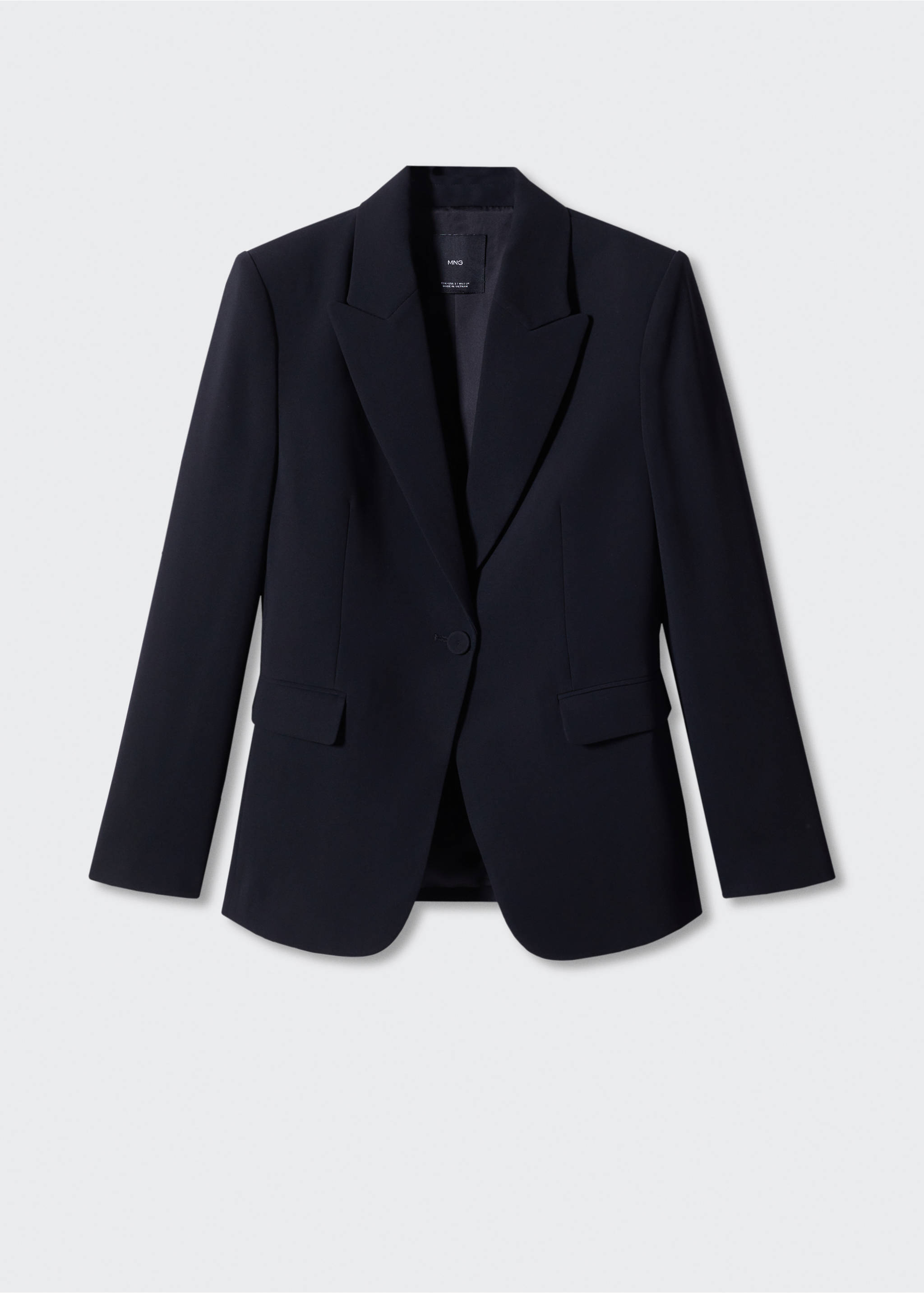 Suit jacket with buttons - Article without model, Black. Ref: 57023796-00.